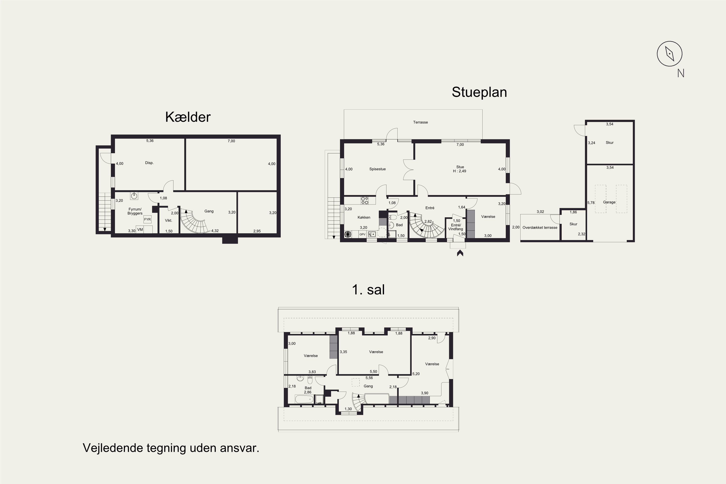 Plantegninger billede af Grønningen 28, Korsør Syd, 4220 Korsør