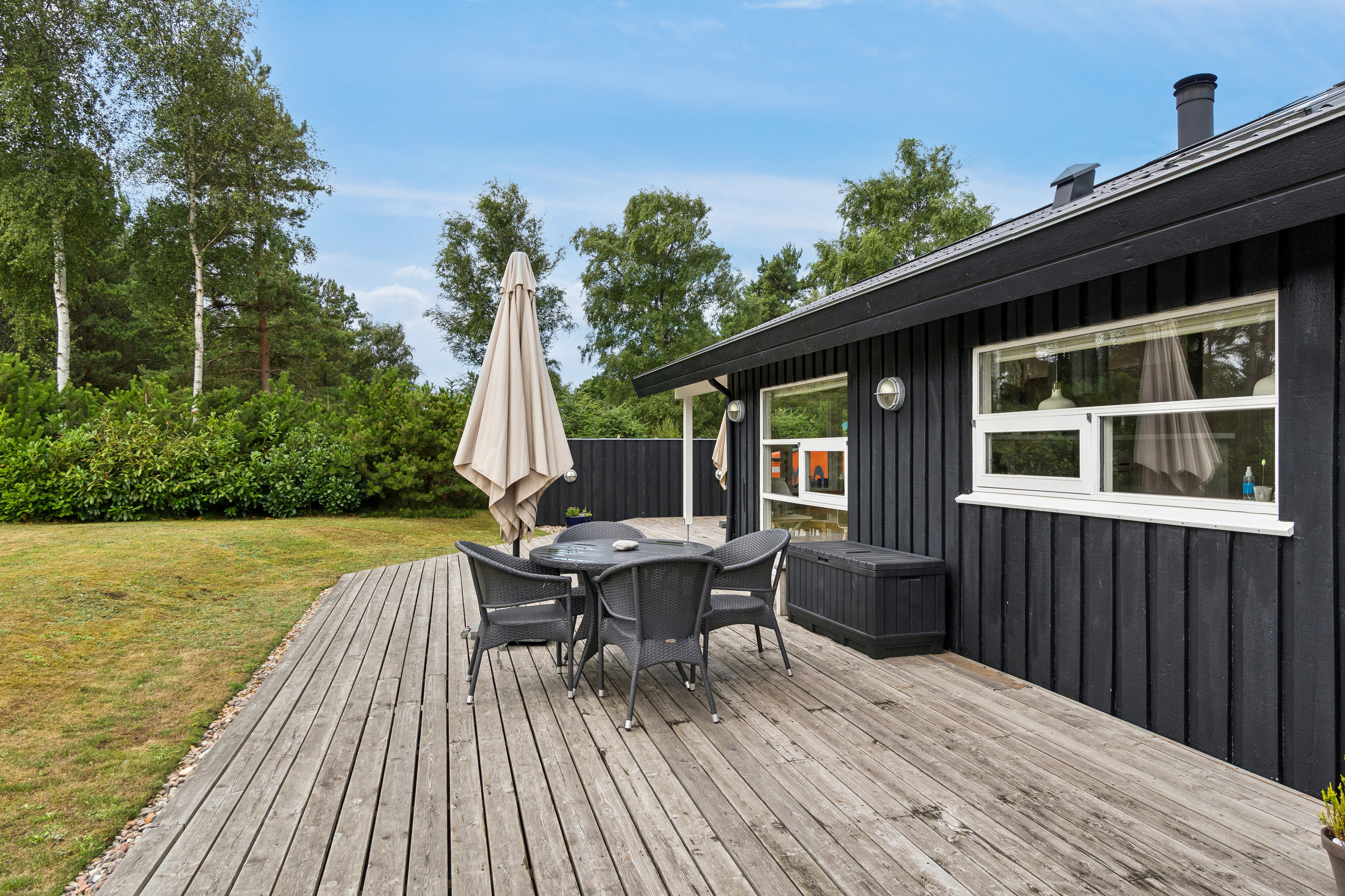 Fremhævet terrasse billede i fuldskærmstilstand. Billede af Gøgevej 12, Gudmindrup Lyng, 4573 Højby