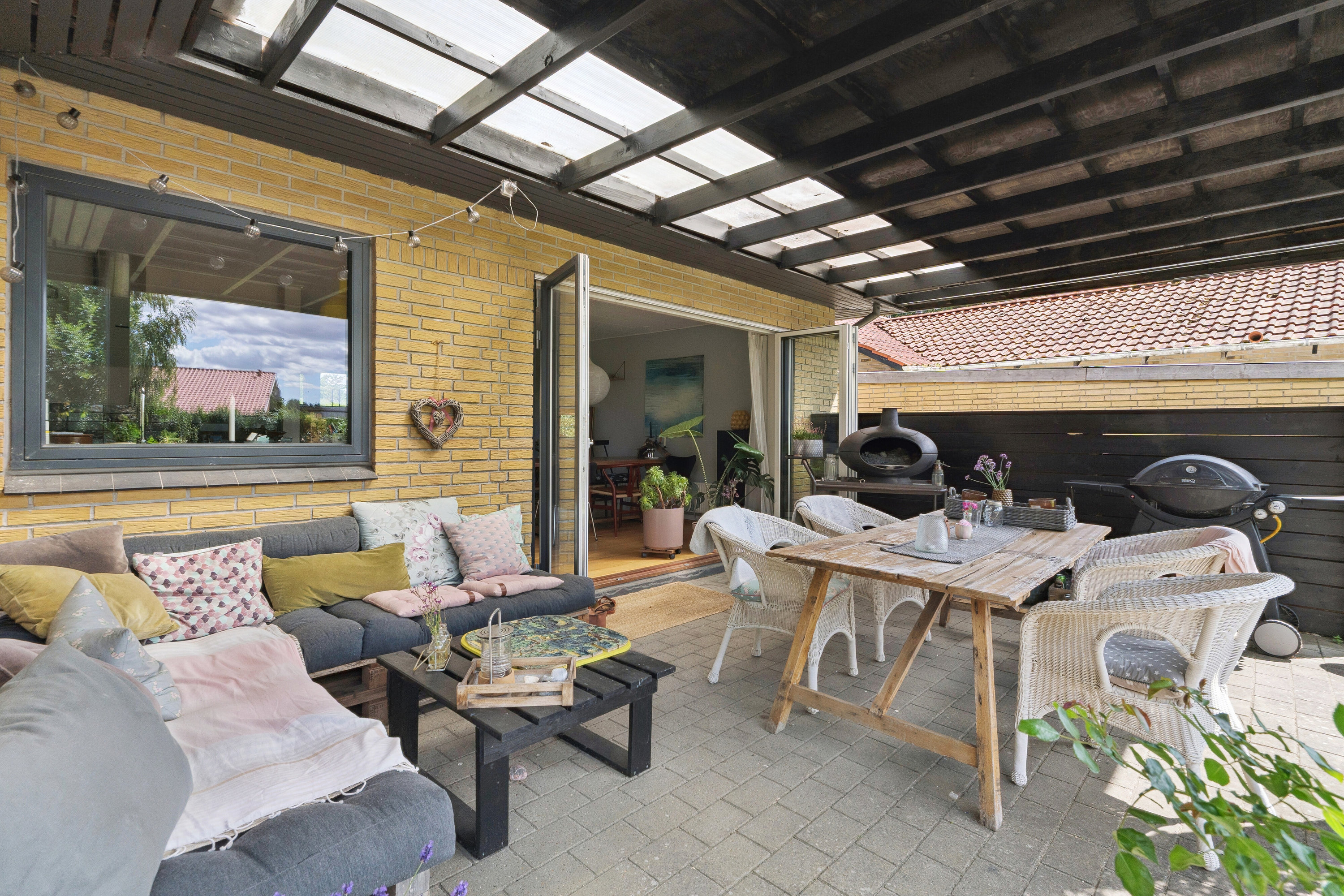 Fremhævet terrasse billede i fuldskærmstilstand. Billede af Skærskovvej 22, 8600 Silkeborg