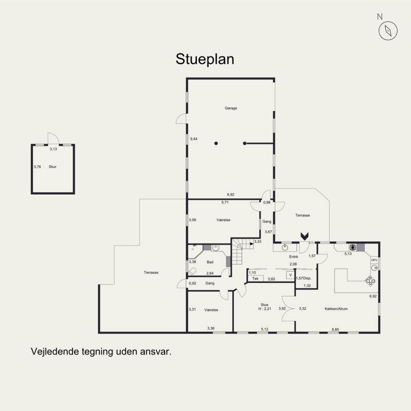 Plantegninger billede af Brunbjergvej 6, Løjt Kirkeby, 6200 Aabenraa
