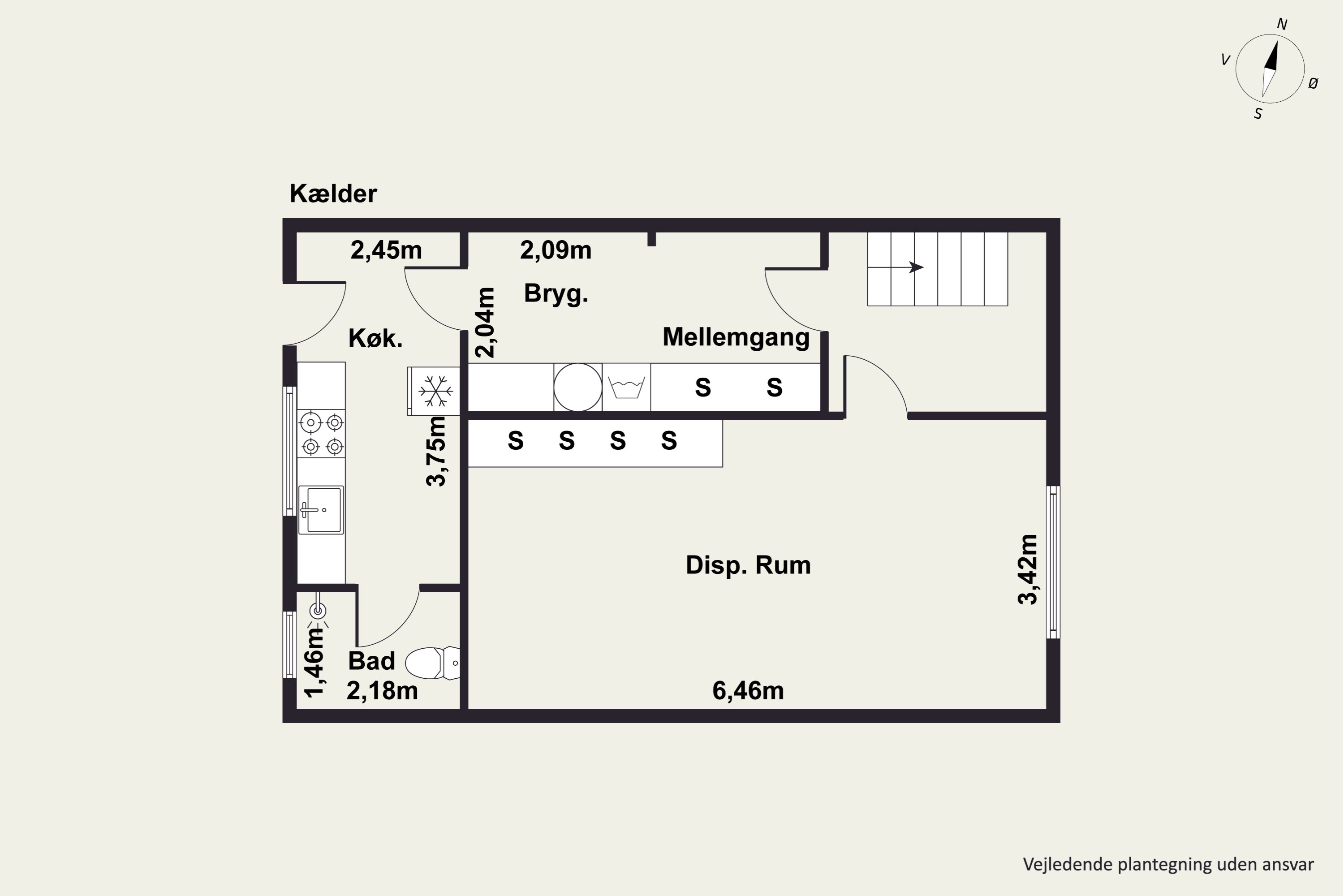 Plantegninger billede af Borgdal 16, 2770 Kastrup