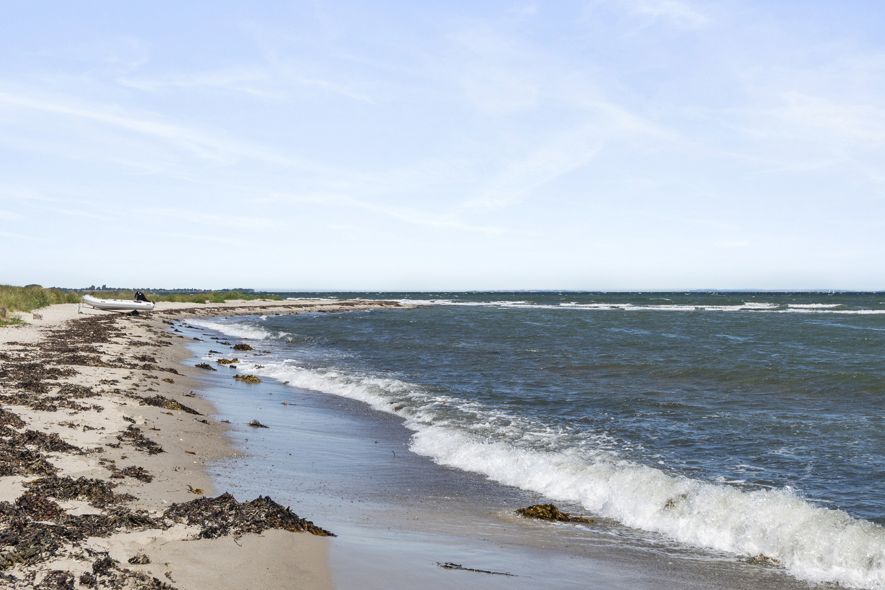 Fremhævet havudsigt billede i fuldskærmstilstand. Billede af Forstranden 4, Dyngby Strand, 8300 Odder