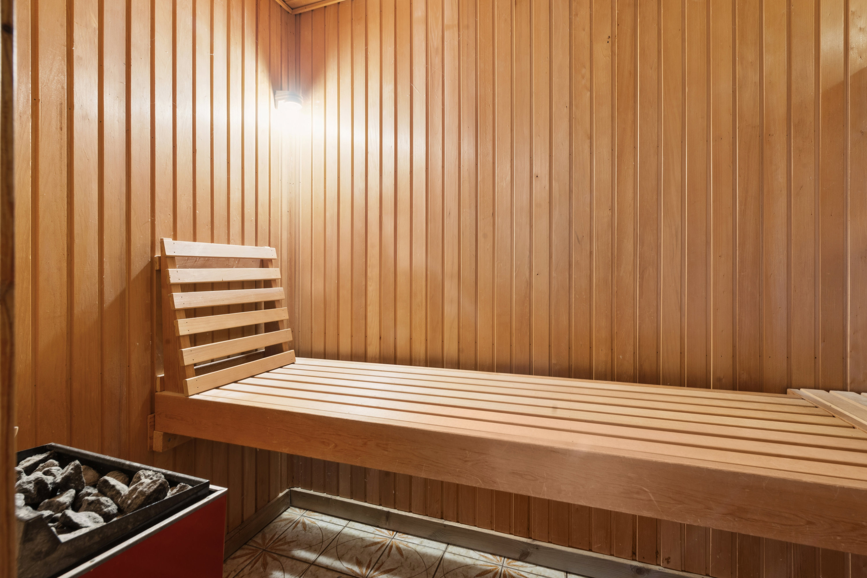 Fremhævet sauna billede i fuldskærmstilstand. Billede af Rugbjerg 20, 2670 Greve