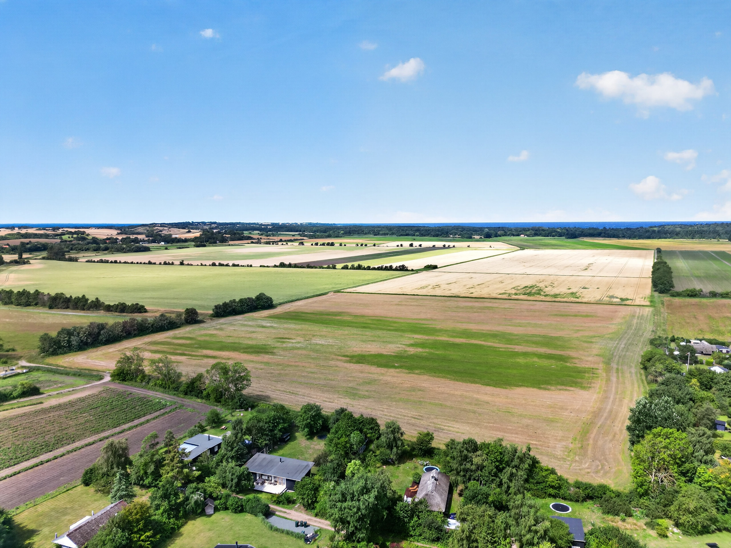 Fremhævet luftfoto billede i fuldskærmstilstand. Billede af Østerlunden 1, Nyrup, 4500 Nykøbing Sj