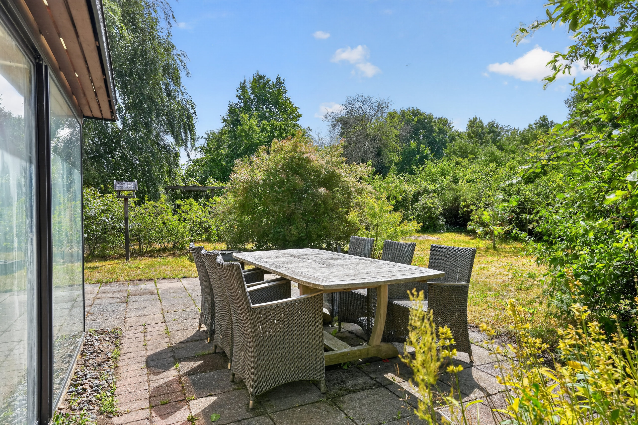Fremhævet terrasse billede i fuldskærmstilstand. Billede af Østerlunden 1, Nyrup, 4500 Nykøbing Sj