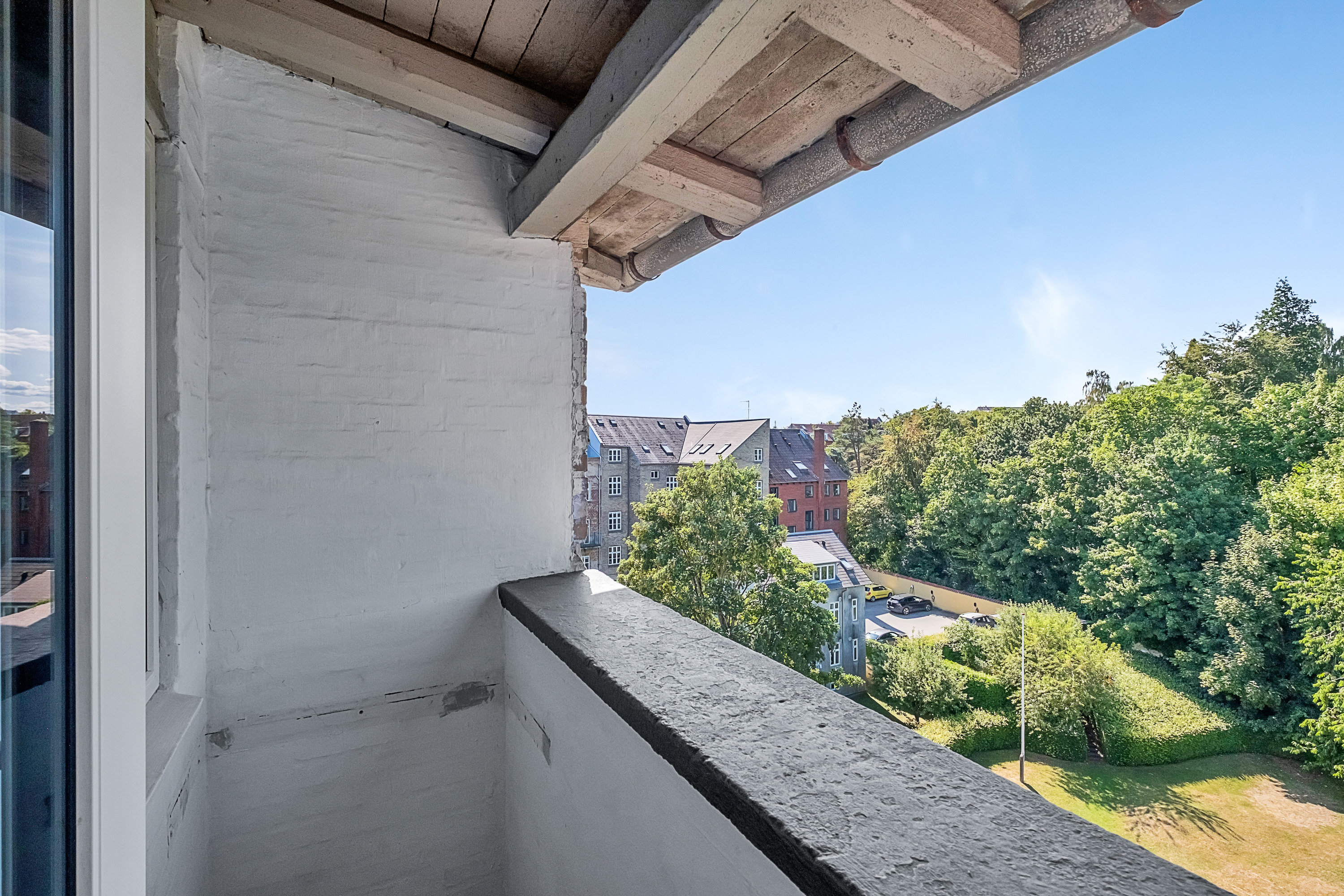 Fremhævet altan billede i fuldskærmstilstand. Billede af Skovvejen 9, 5. th., 8000 Aarhus C