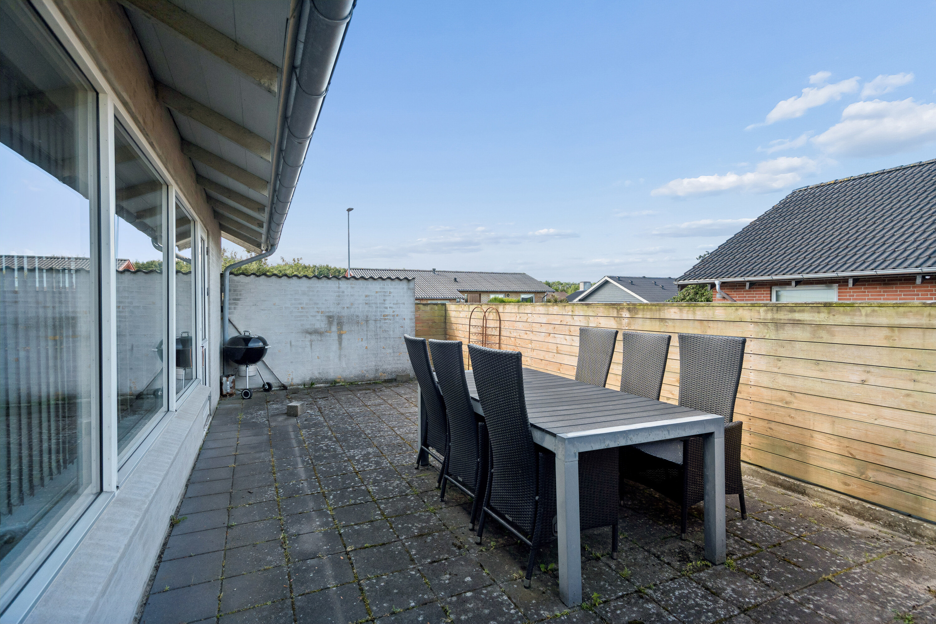 Fremhævet terrasse billede i fuldskærmstilstand. Billede af Ærenprisvej 6, 9230 Svenstrup J