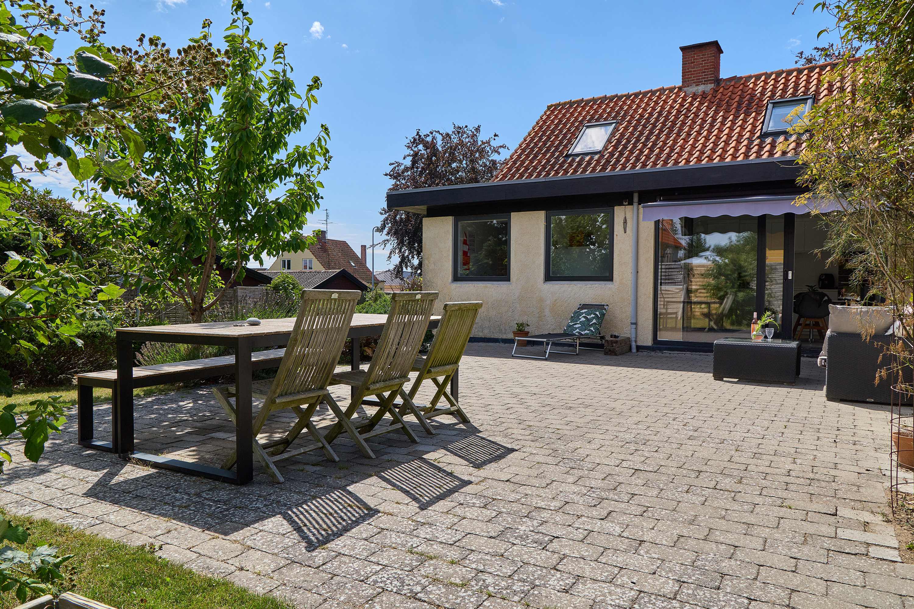 Fremhævet terrasse billede i fuldskærmstilstand. Billede af Mentz Alle 11, 3250 Gilleleje