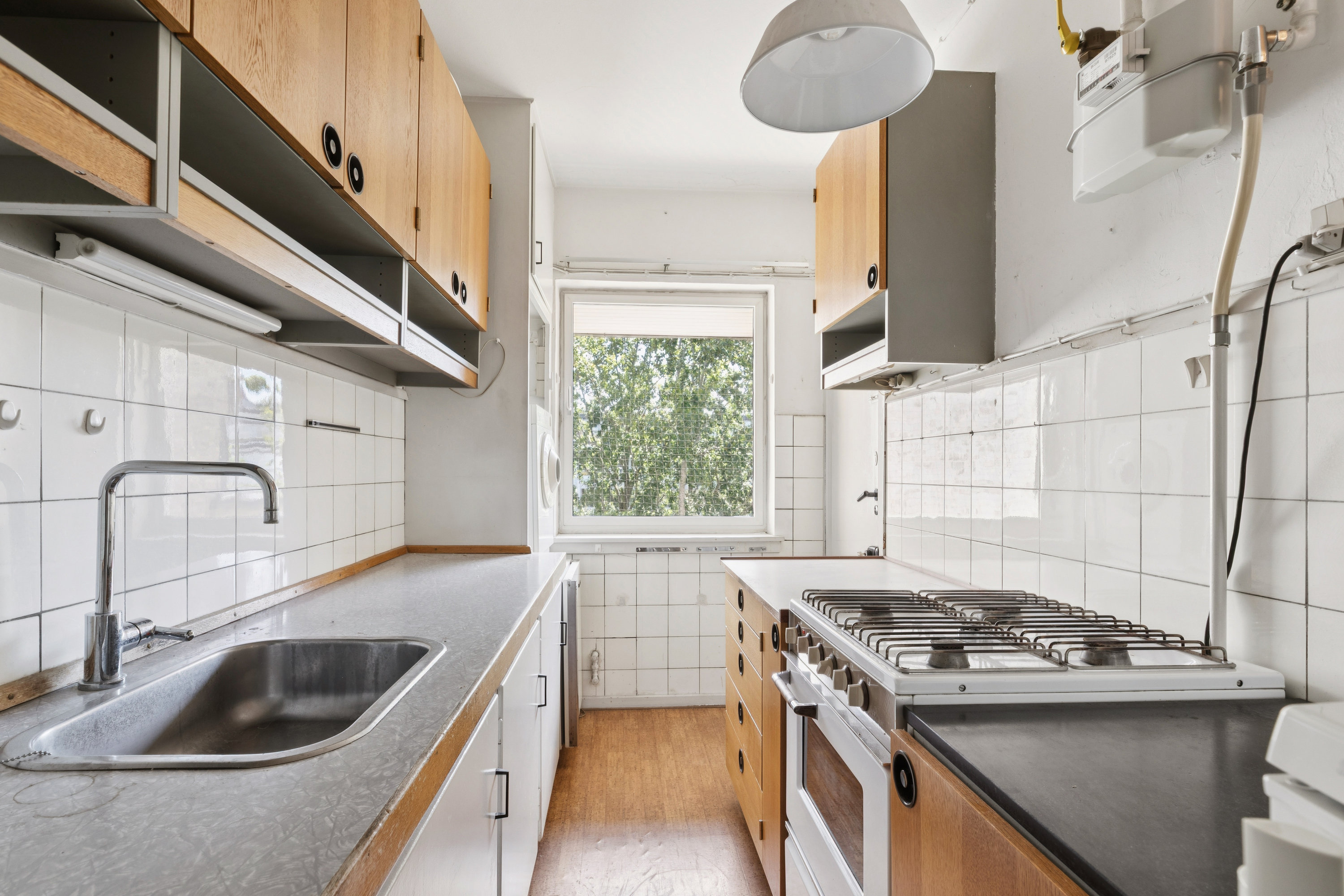 Fremhævet køkken billede i fuldskærmstilstand. Billede af Harsdorffsvej 4B, 5. tv., 1874 Frederiksberg C