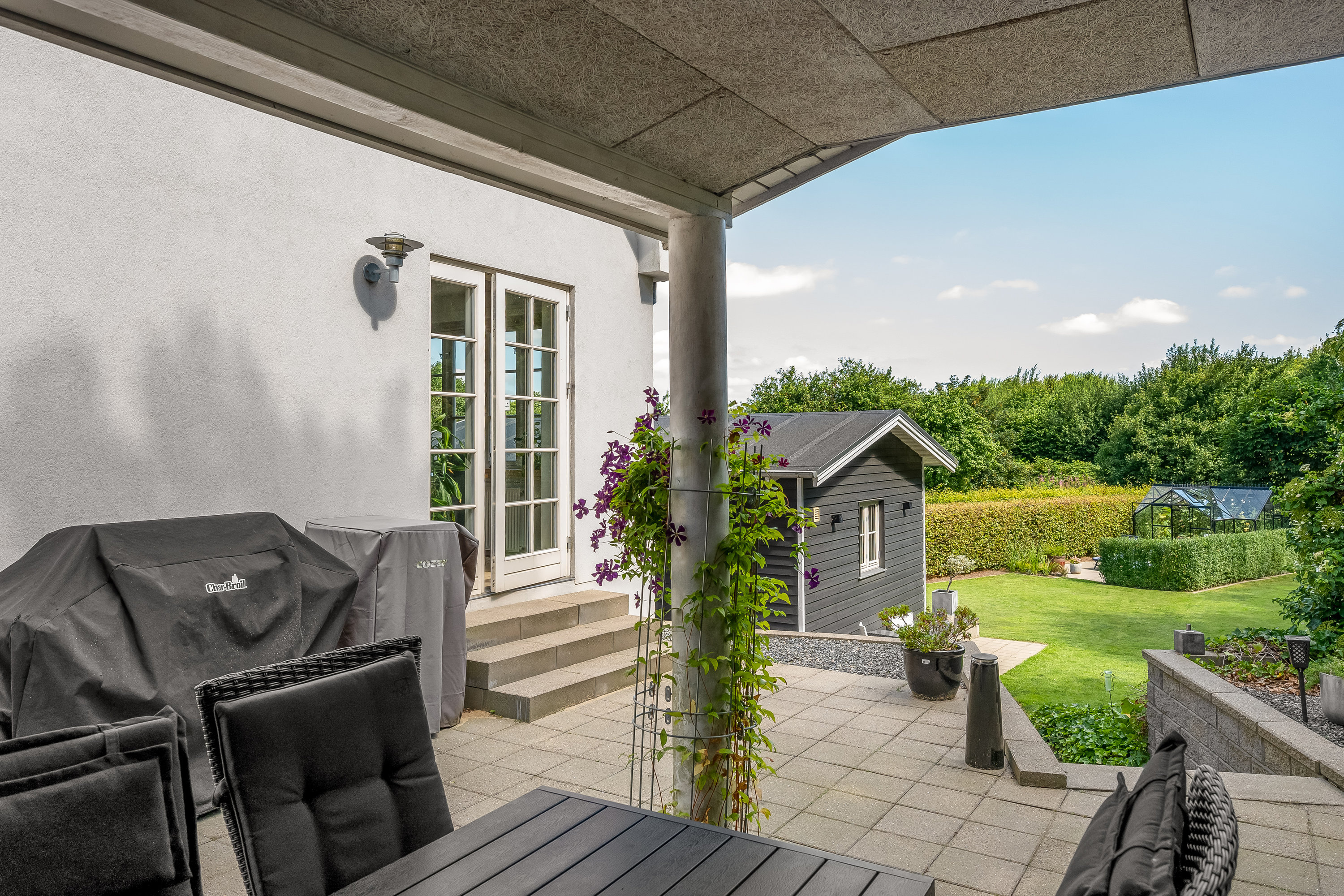 Fremhævet terrasse billede i fuldskærmstilstand. Billede af Gl Roustvej 69, 6800 Varde