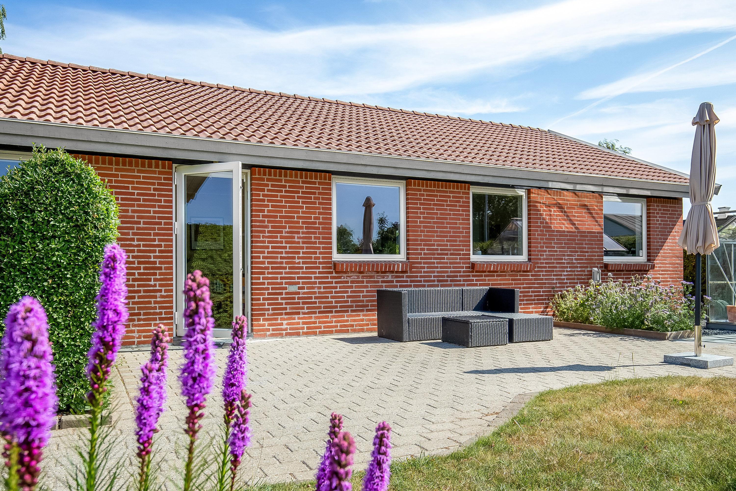 Fremhævet terrasse billede i fuldskærmstilstand. Billede af Bygden 55, Søndermarken, 7100 Vejle