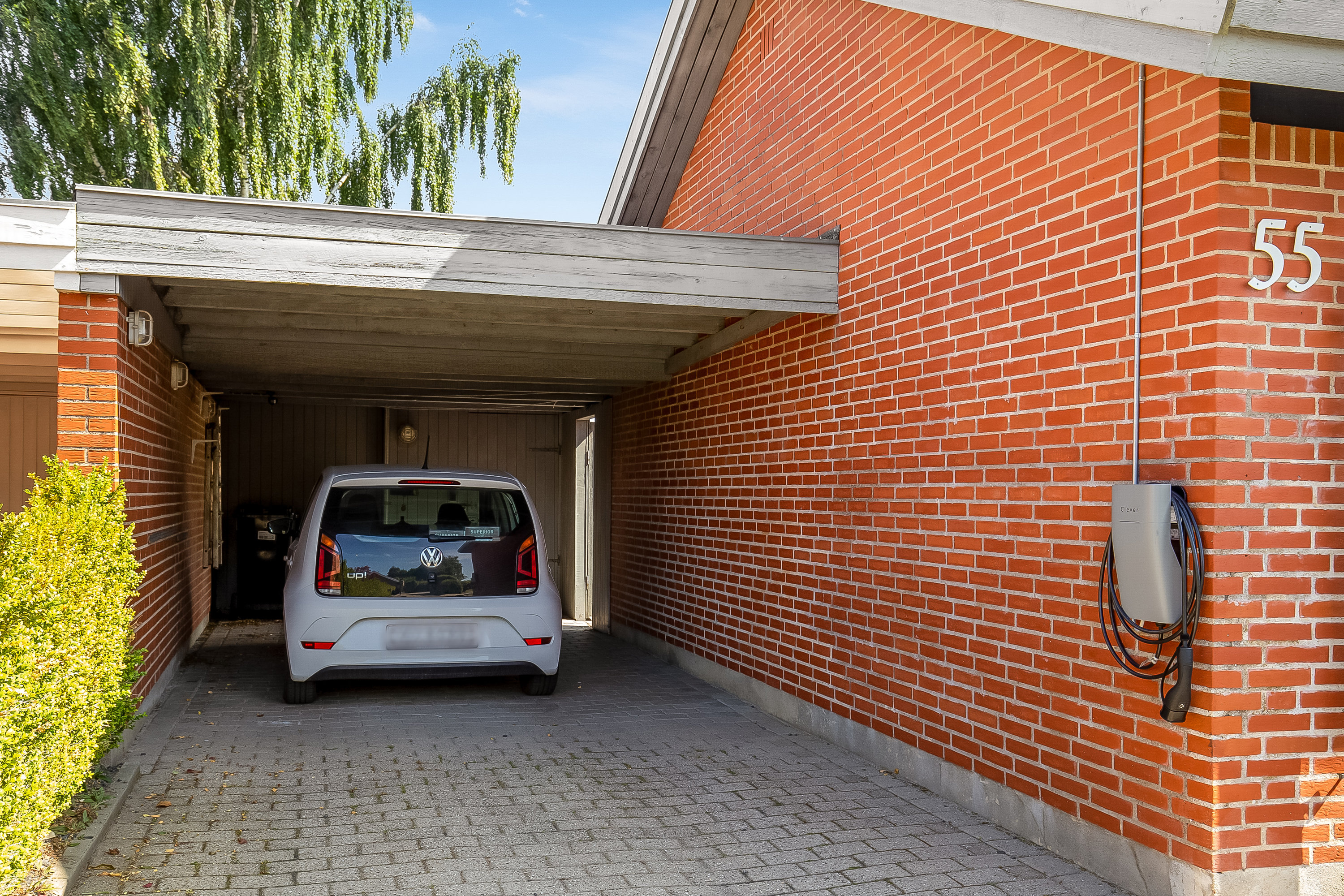 Fremhævet carport billede i fuldskærmstilstand. Billede af Bygden 55, Søndermarken, 7100 Vejle