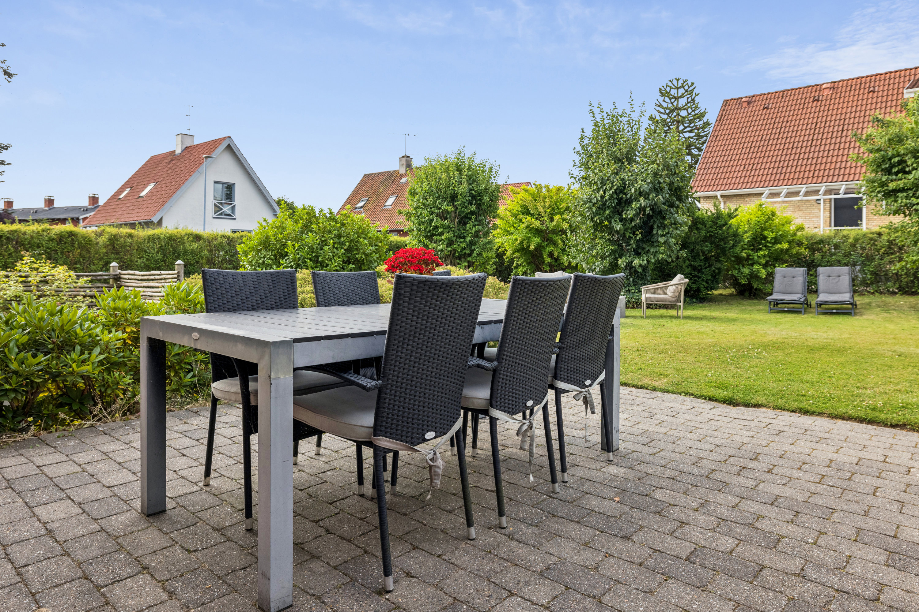 Fremhævet terrasse billede i fuldskærmstilstand. Billede af Hans Tausens Vej 17, 8800 Viborg