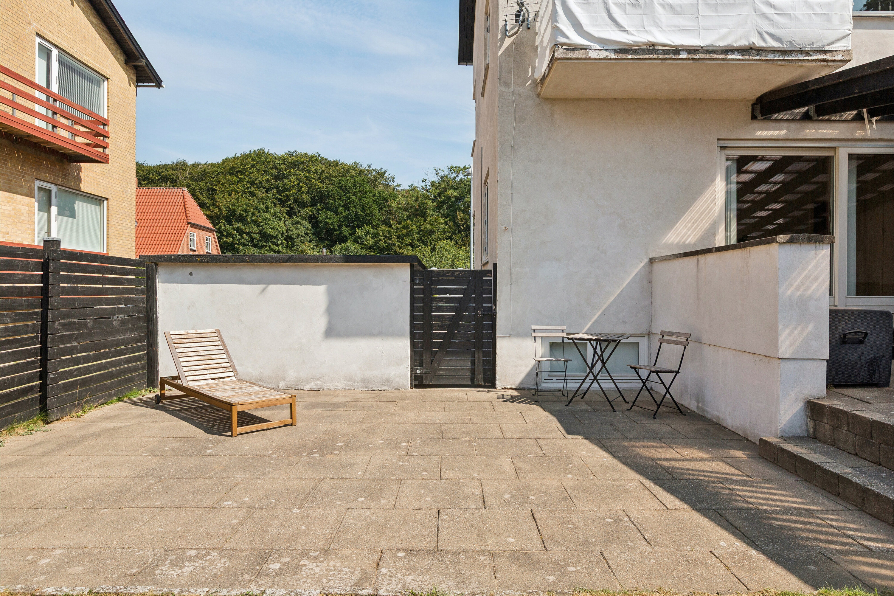 Fremhævet terrasse billede i fuldskærmstilstand. Billede af Fredensvej 22, st., 9800 Hjørring