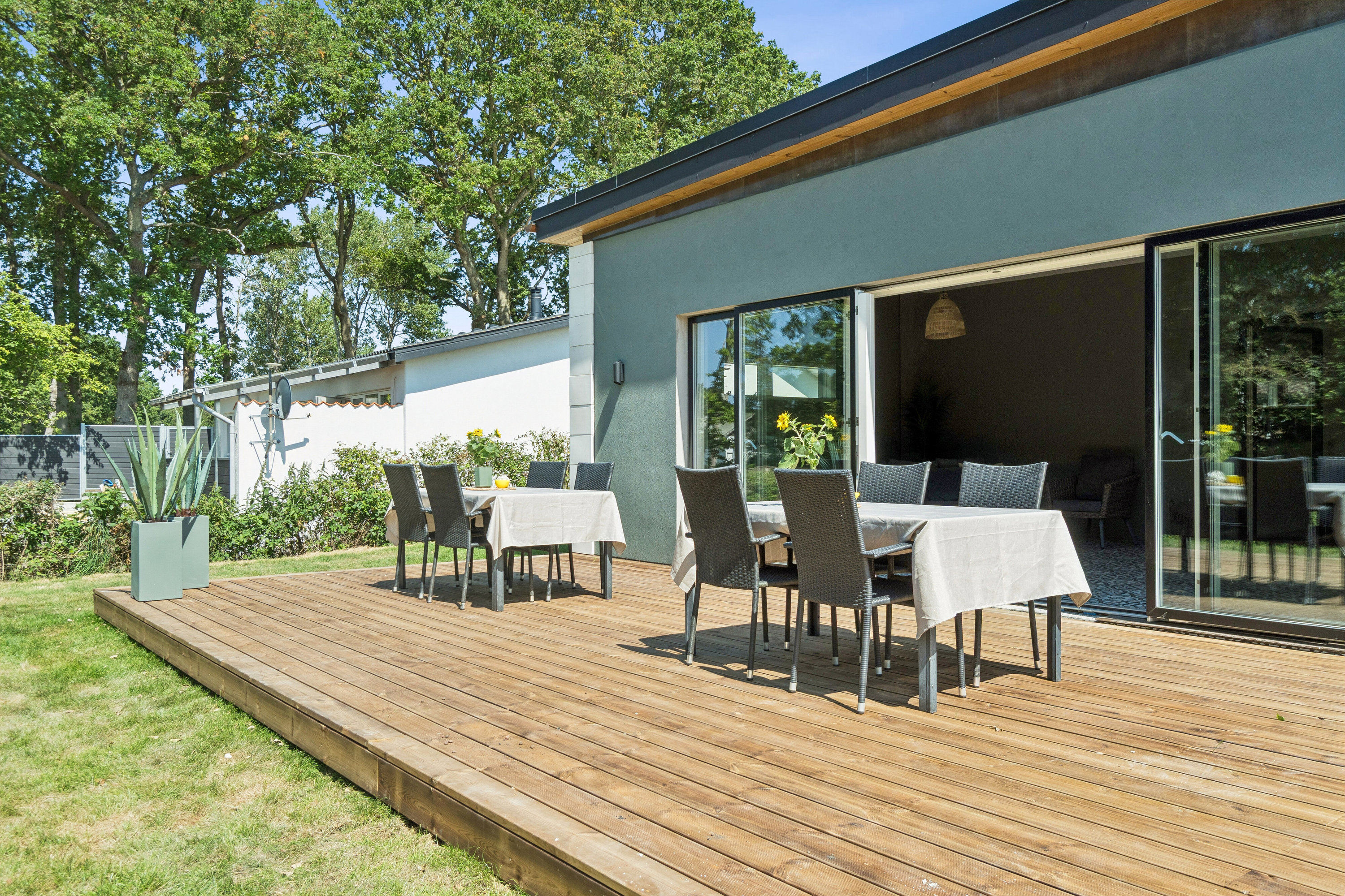 Fremhævet terrasse billede i fuldskærmstilstand. Billede af Drøsselbjergvej 48, 4200 Slagelse