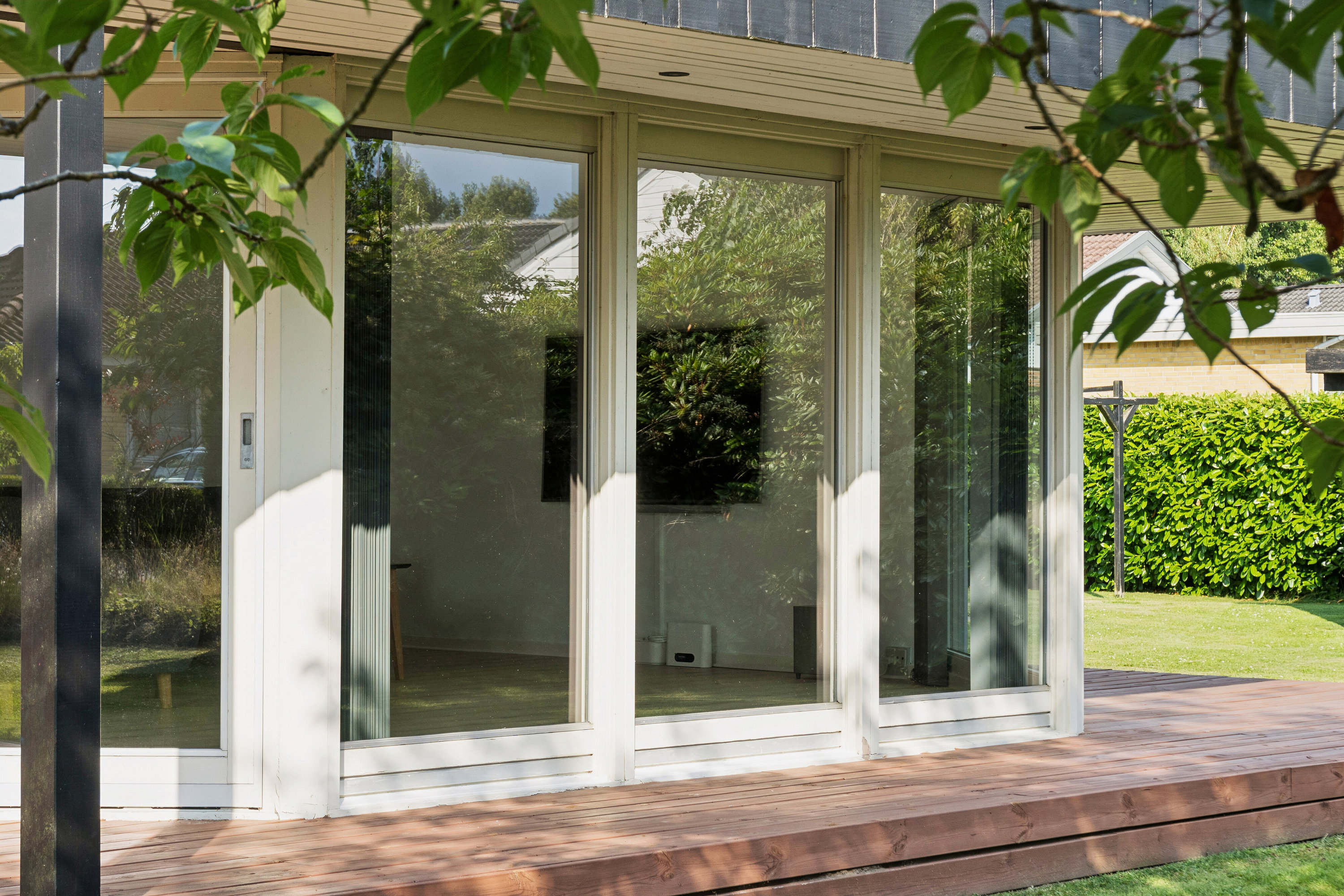 Fremhævet overdækket terrasse billede i fuldskærmstilstand. Billede af Ellundvej 58, Bov, 6330 Padborg