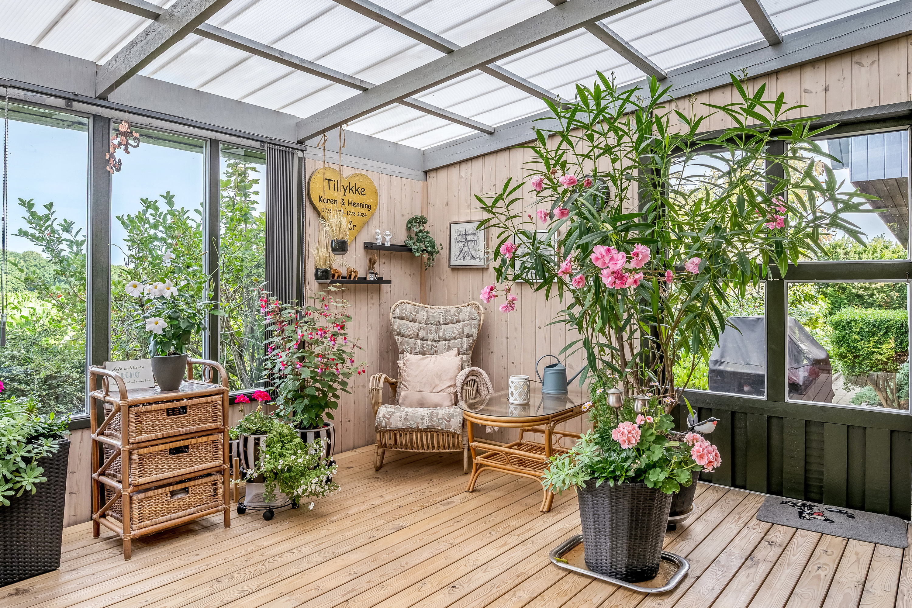 Fremhævet overdækket terrasse billede i fuldskærmstilstand. Billede af Lervadvej 36, Horne, 6862 Tistrup