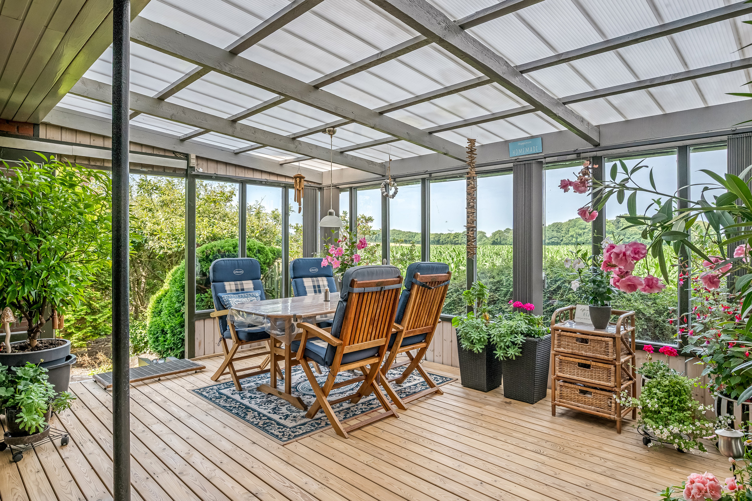Fremhævet overdækket terrasse billede i fuldskærmstilstand. Billede af Lervadvej 36, Horne, 6862 Tistrup