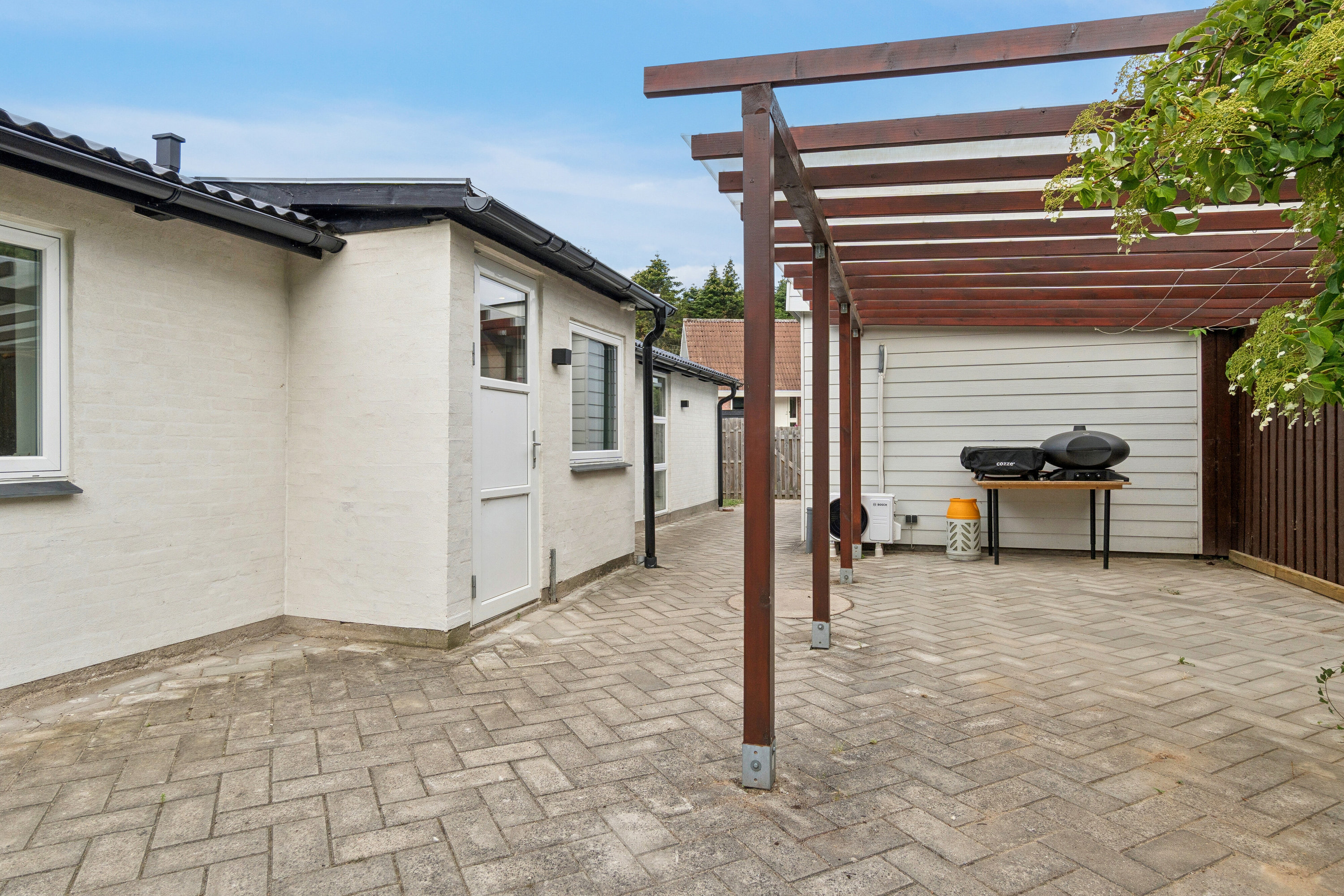 Fremhævet overdækket terrasse billede i fuldskærmstilstand. Billede af Røsnæsvej 201, 4400 Kalundborg