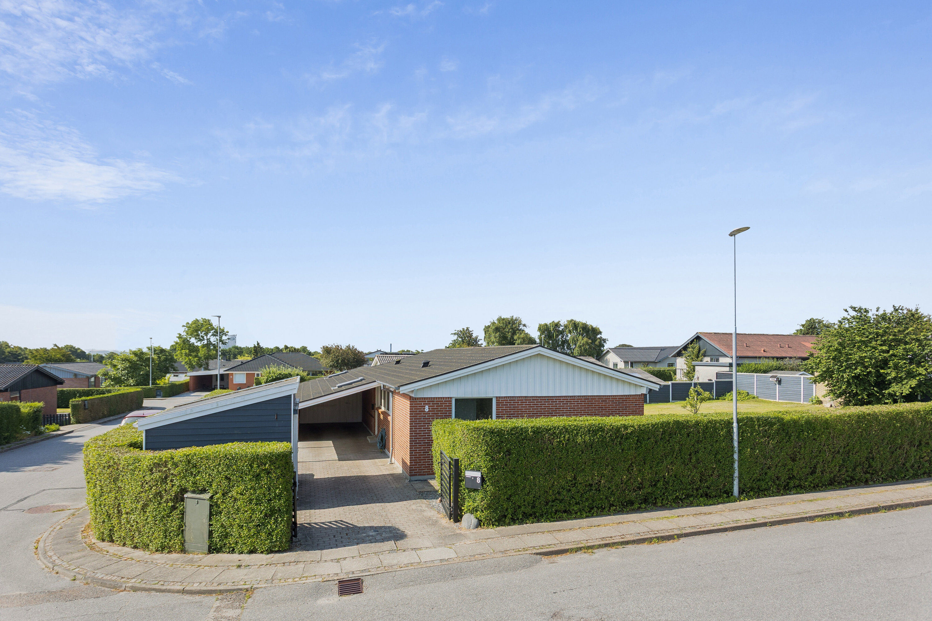 Fremhævet set fra vejen billede i fuldskærmstilstand. Billede af Hejrevej 8, 7700 Thisted