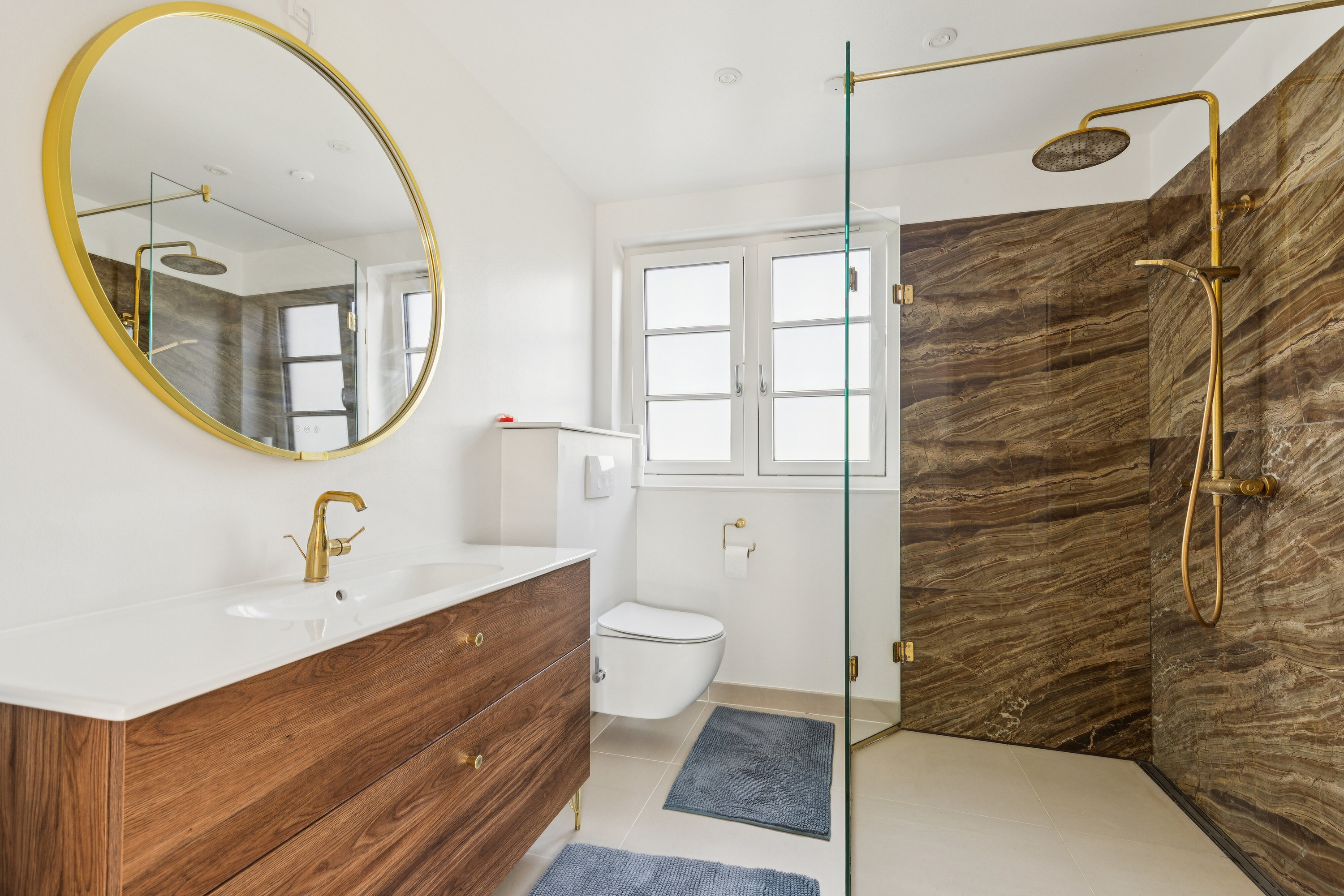 Fremhævet badeværelse billede i fuldskærmstilstand. Billede af Marokkovej 6, 4200 Slagelse
