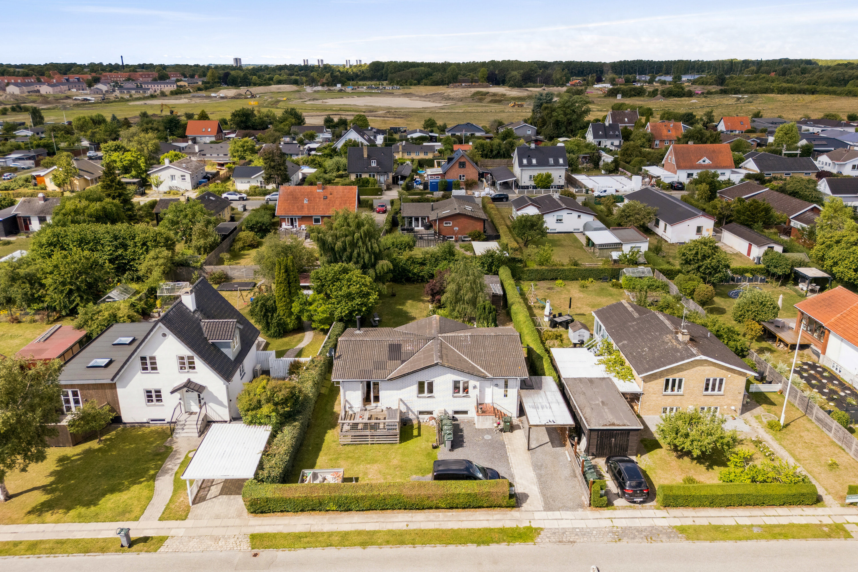 Fremhævet luftfoto billede i fuldskærmstilstand. Billede af Nordlundsvej 74, 2650 Hvidovre
