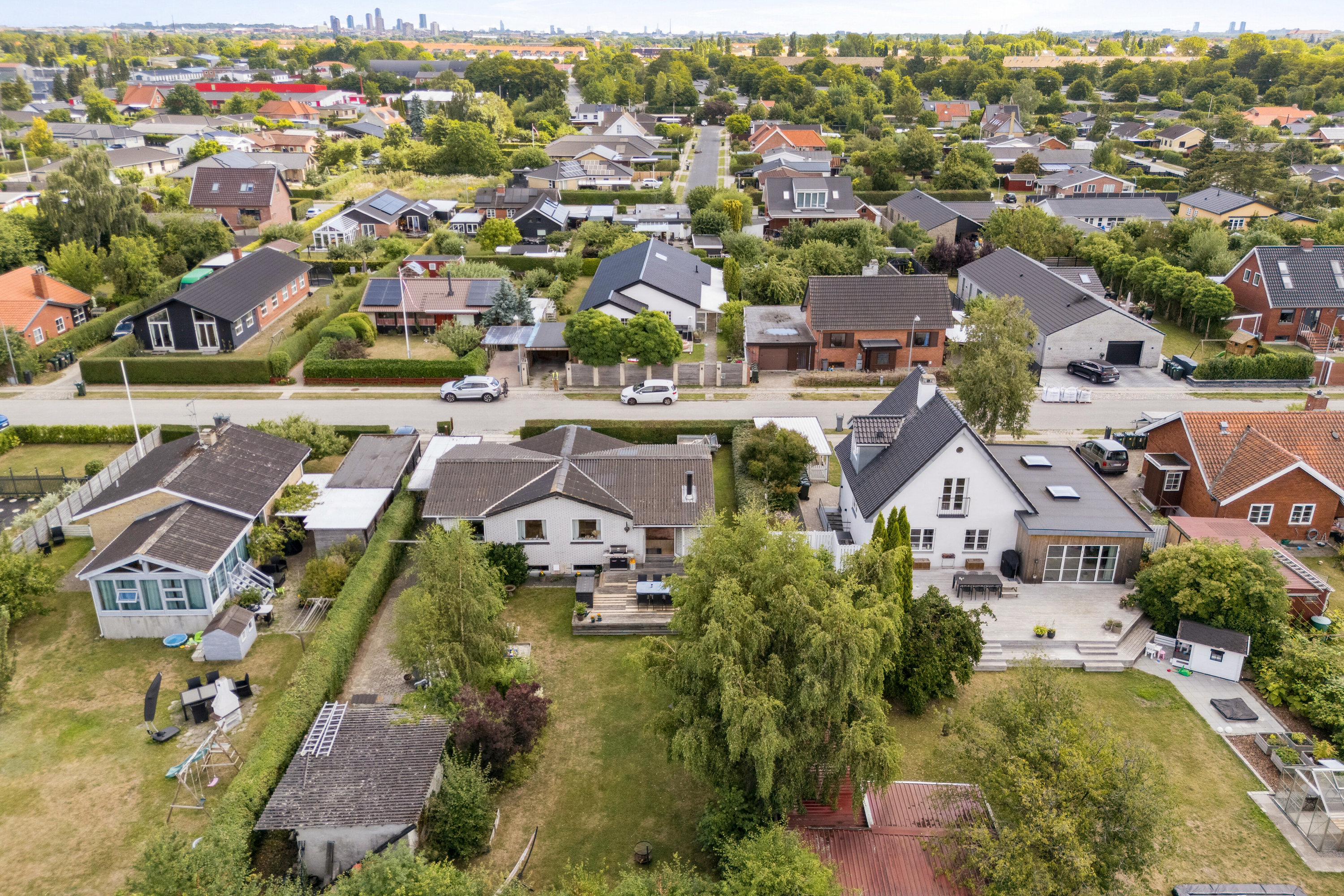 Fremhævet luftfoto billede i fuldskærmstilstand. Billede af Nordlundsvej 74, 2650 Hvidovre