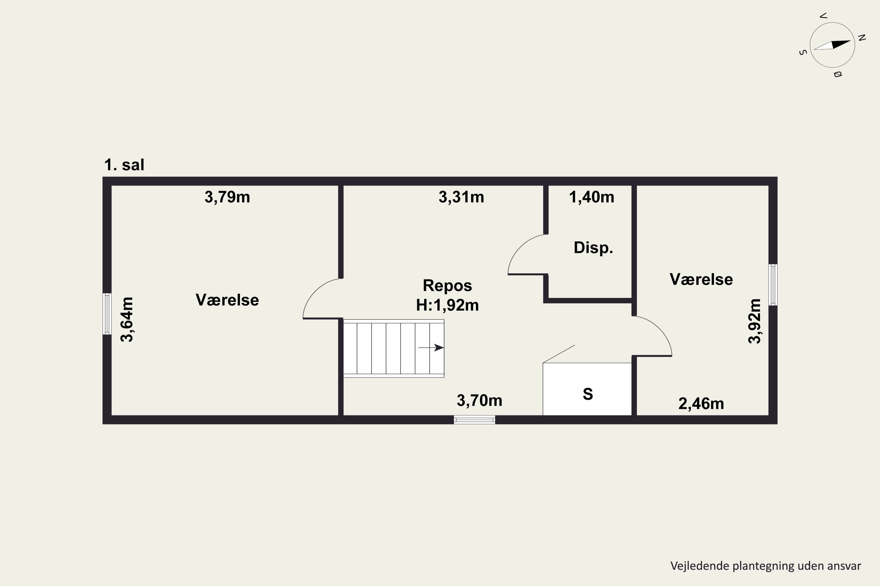 Plantegninger billede af Vissevej 135, Visse, 9210 Aalborg SØ