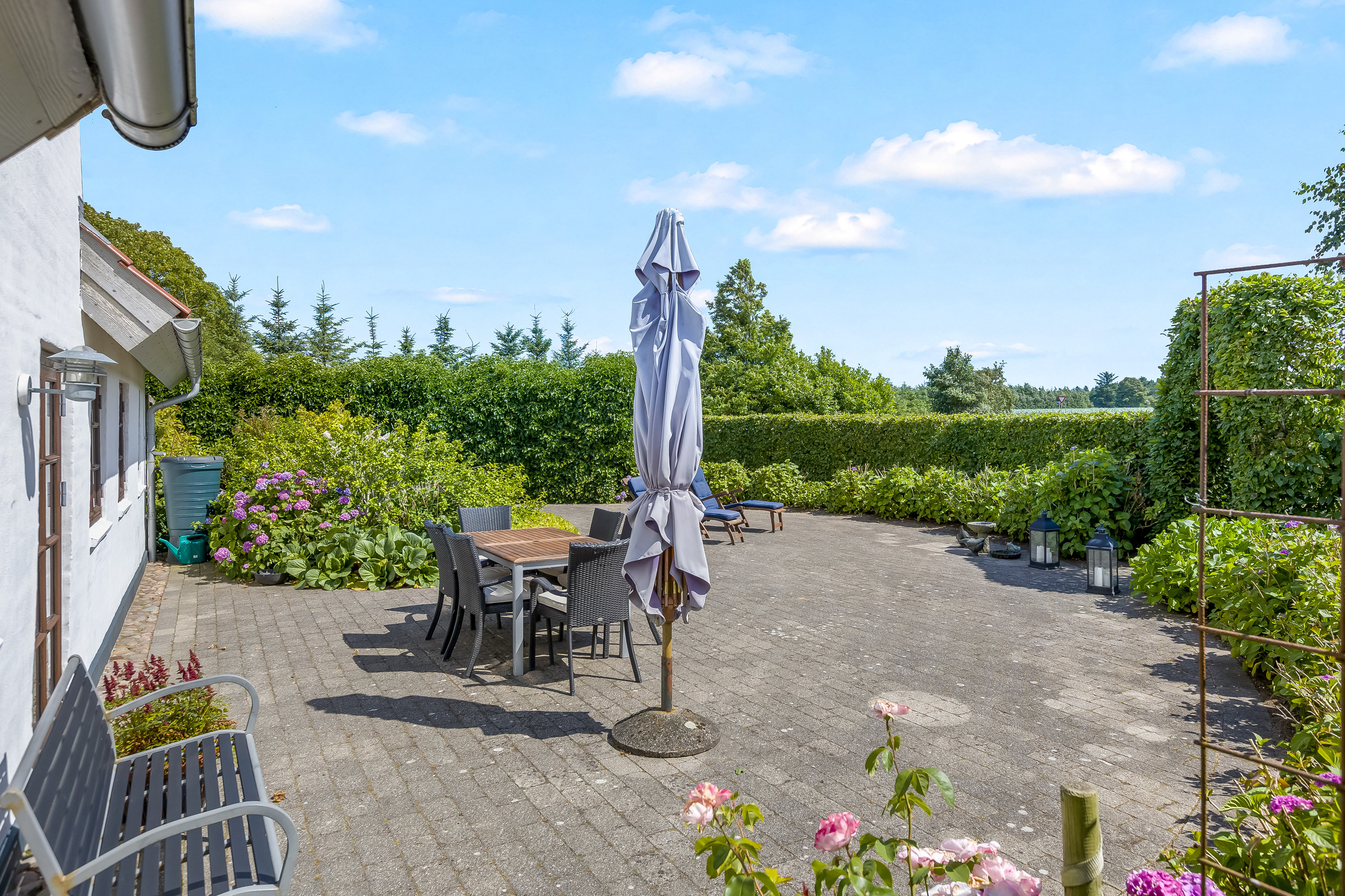 Fremhævet terrasse billede i fuldskærmstilstand. Billede af Kilen 4, Ellum, 6240 Løgumkloster