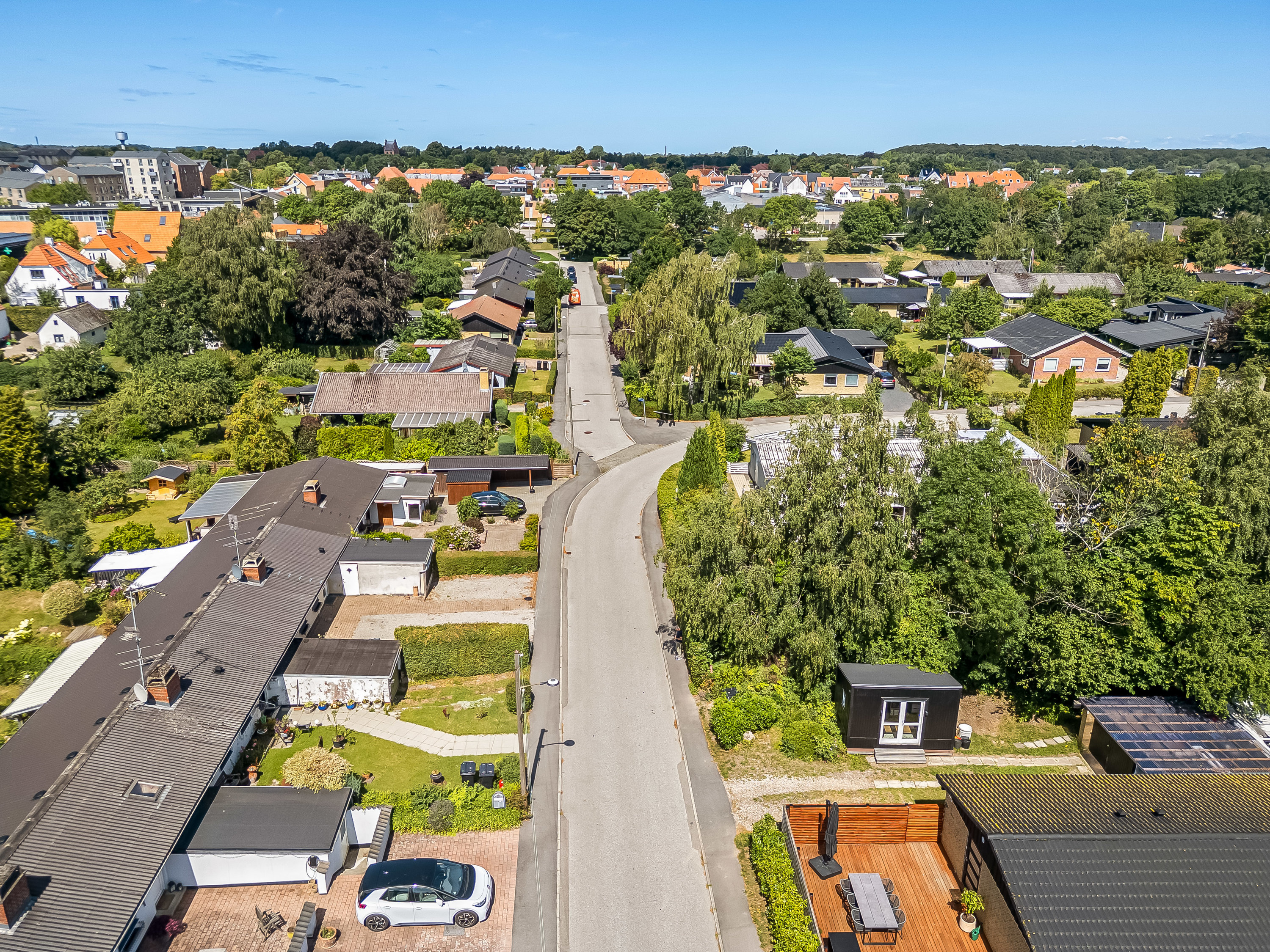 Fremhævet luftfoto billede i fuldskærmstilstand. Billede af Ahornvej 58, 3200 Helsinge