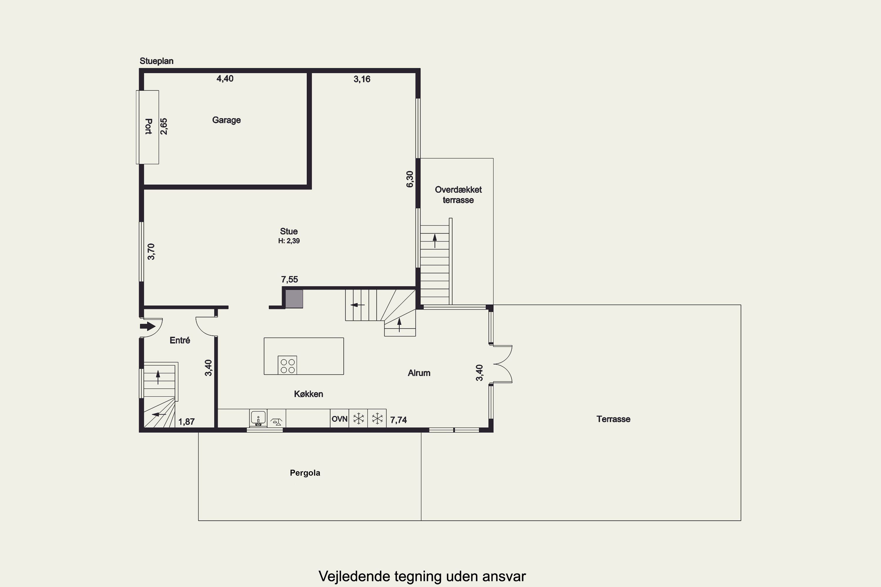 Plantegninger billede af Østrupvej 16, Tarup, 5210 Odense NV