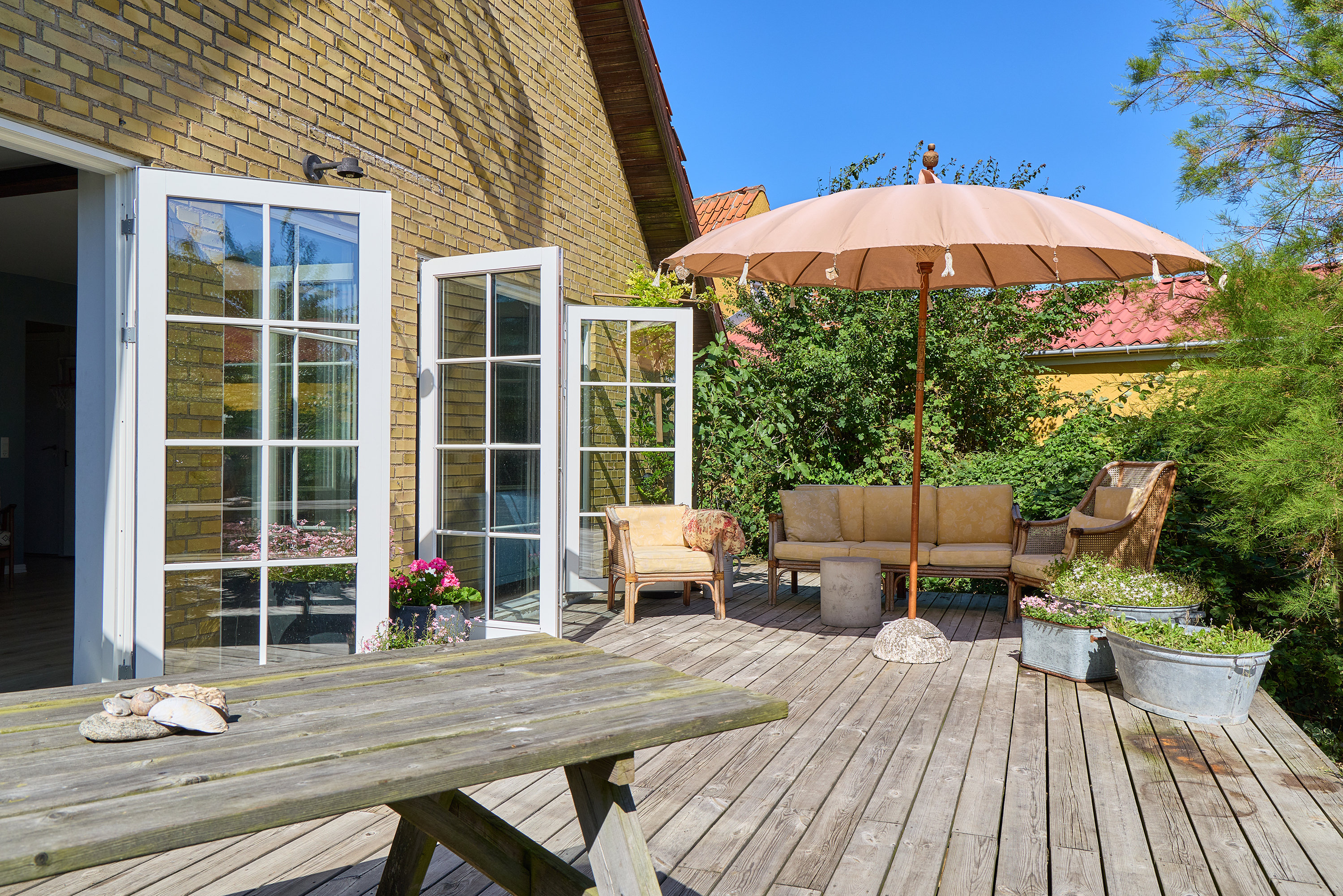 Fremhævet terrasse billede i fuldskærmstilstand. Billede af Vesterbrogade 47A, 3250 Gilleleje