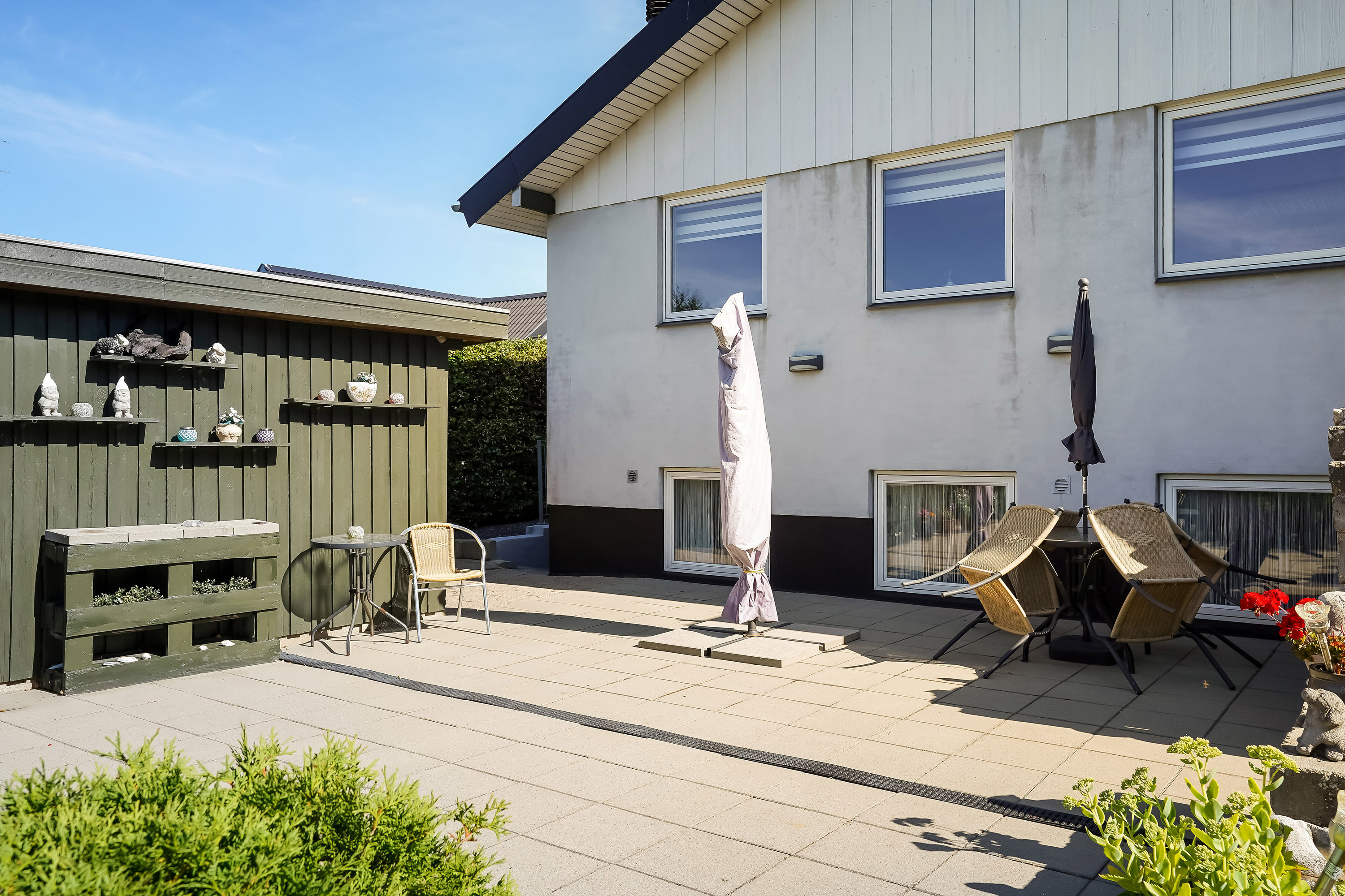 Fremhævet terrasse billede i fuldskærmstilstand. Billede af Smedegade 26, Sdr Vissing, 8740 Brædstrup
