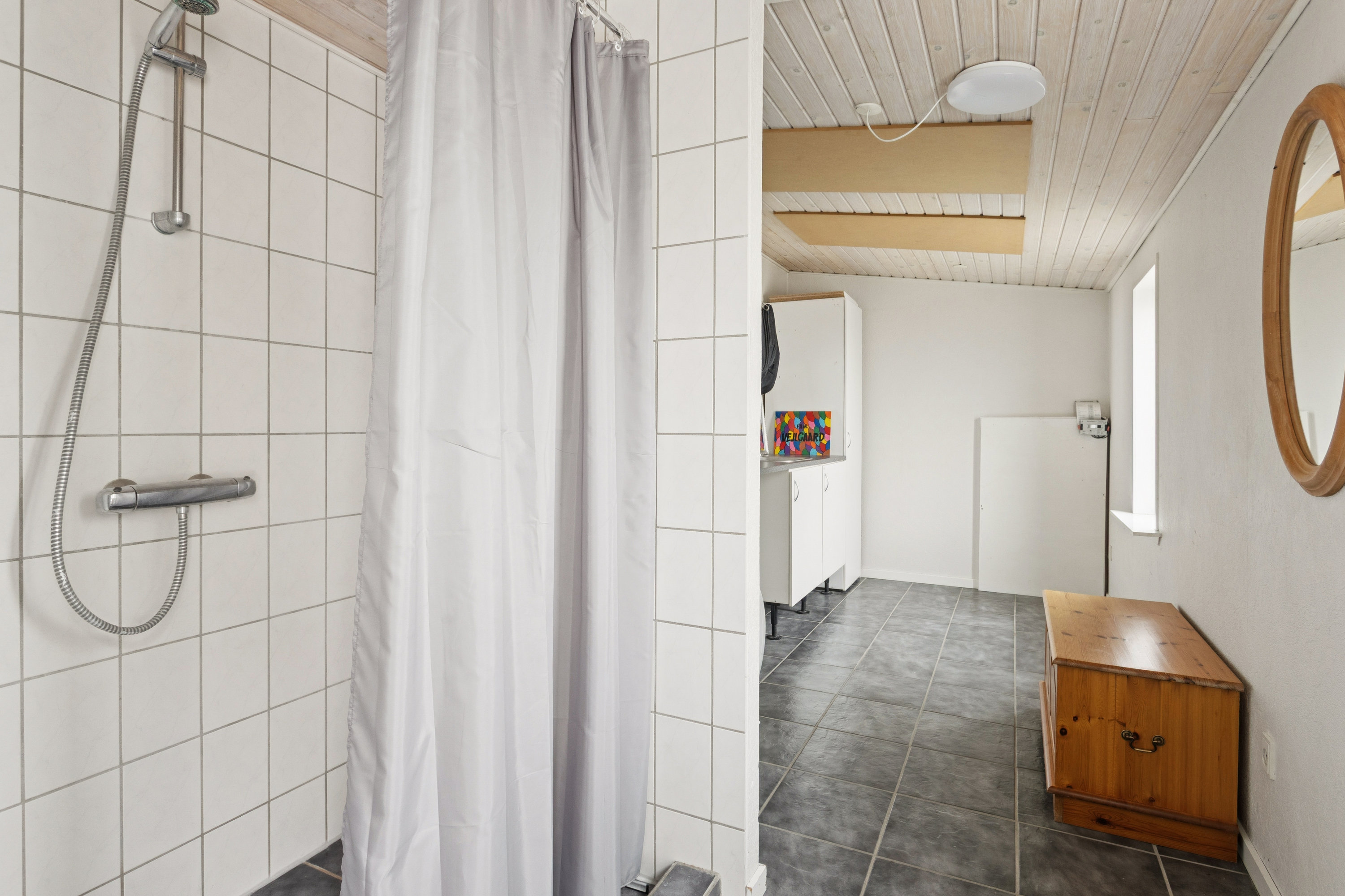 Fremhævet badeværelse billede i fuldskærmstilstand. Billede af Marievej 43, 7900 Nykøbing M
