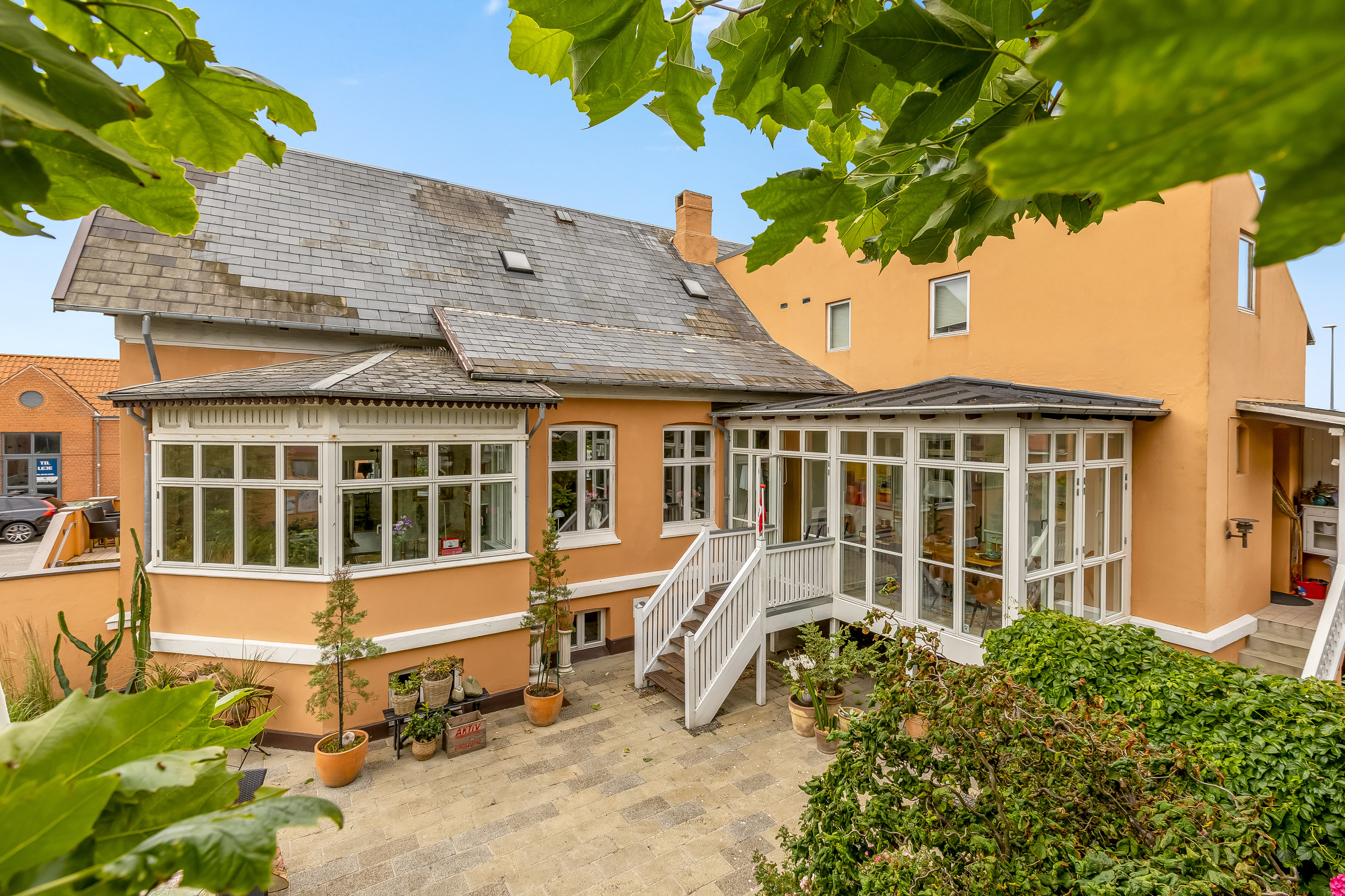 Fremhævet terrasse billede i fuldskærmstilstand. Billede af Torvegade 14, 6950 Ringkøbing