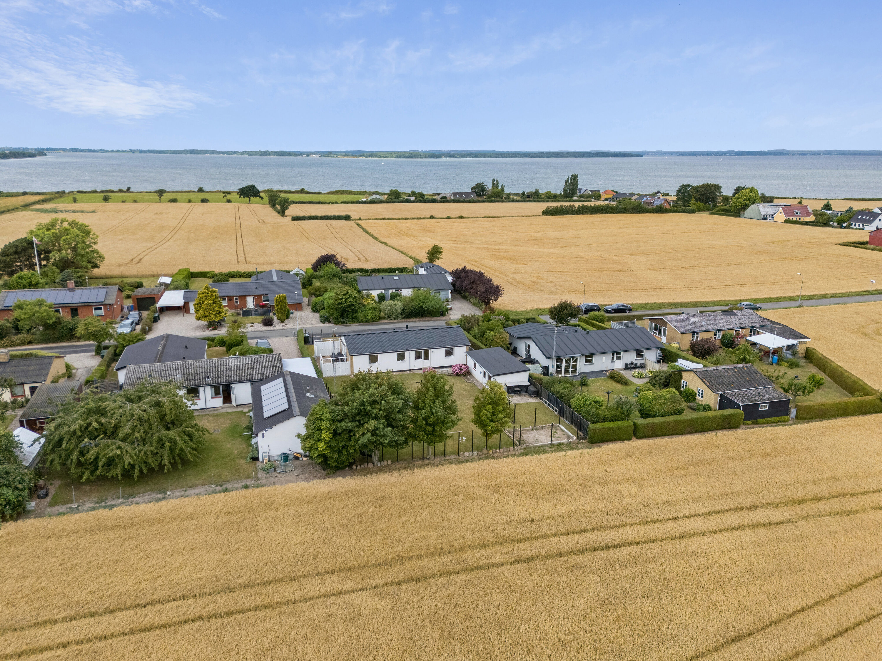 Fremhævet luftfoto billede i fuldskærmstilstand. Billede af Peløkkevej 84, Peløkke, 5900 Rudkøbing