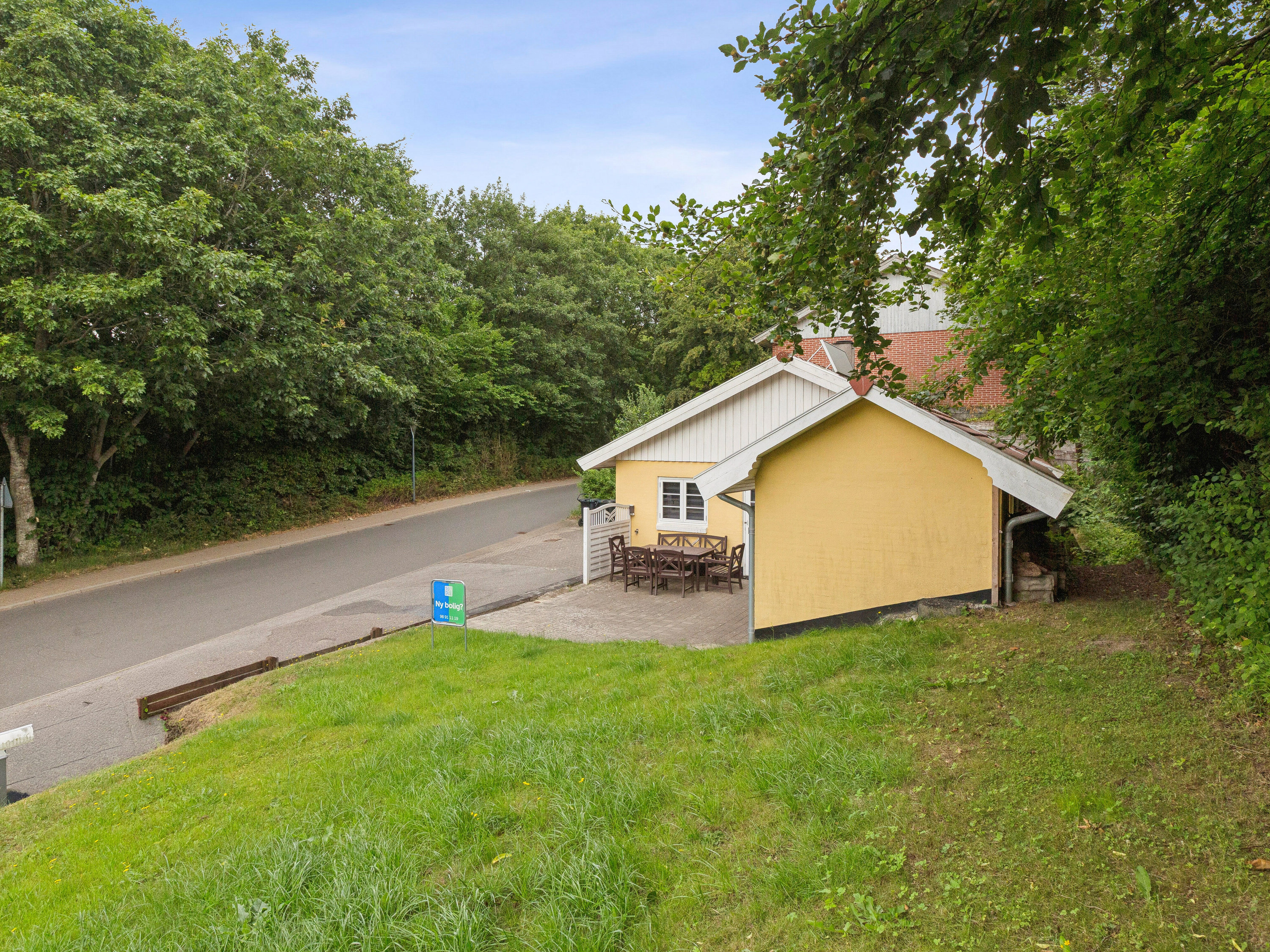 Fremhævet luftfoto billede i fuldskærmstilstand. Billede af Kirkevej 306B, Tolne, 9870 Sindal