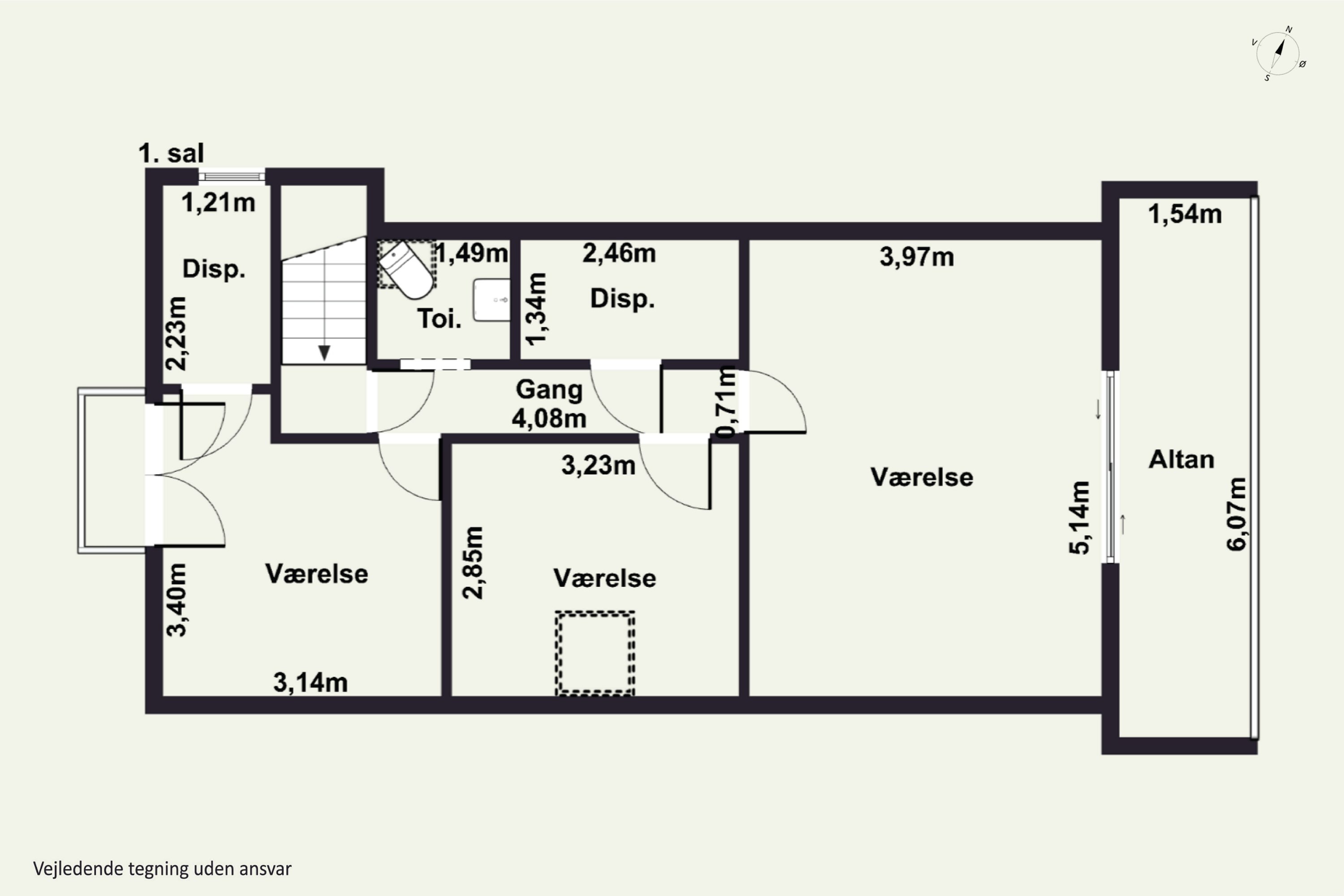 Plantegninger billede af Kirkevej 124, Tolnekirkeby, 9870 Sindal
