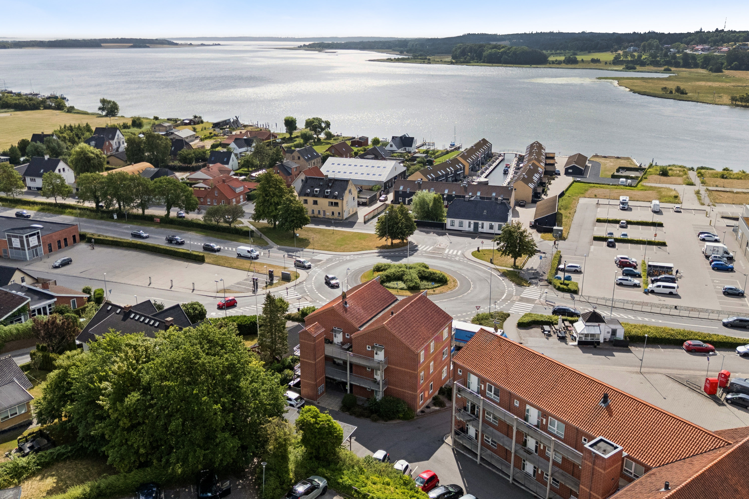 Fremhævet luftfoto billede i fuldskærmstilstand. Billede af Torvet 11, 2. 2., 9560 Hadsund
