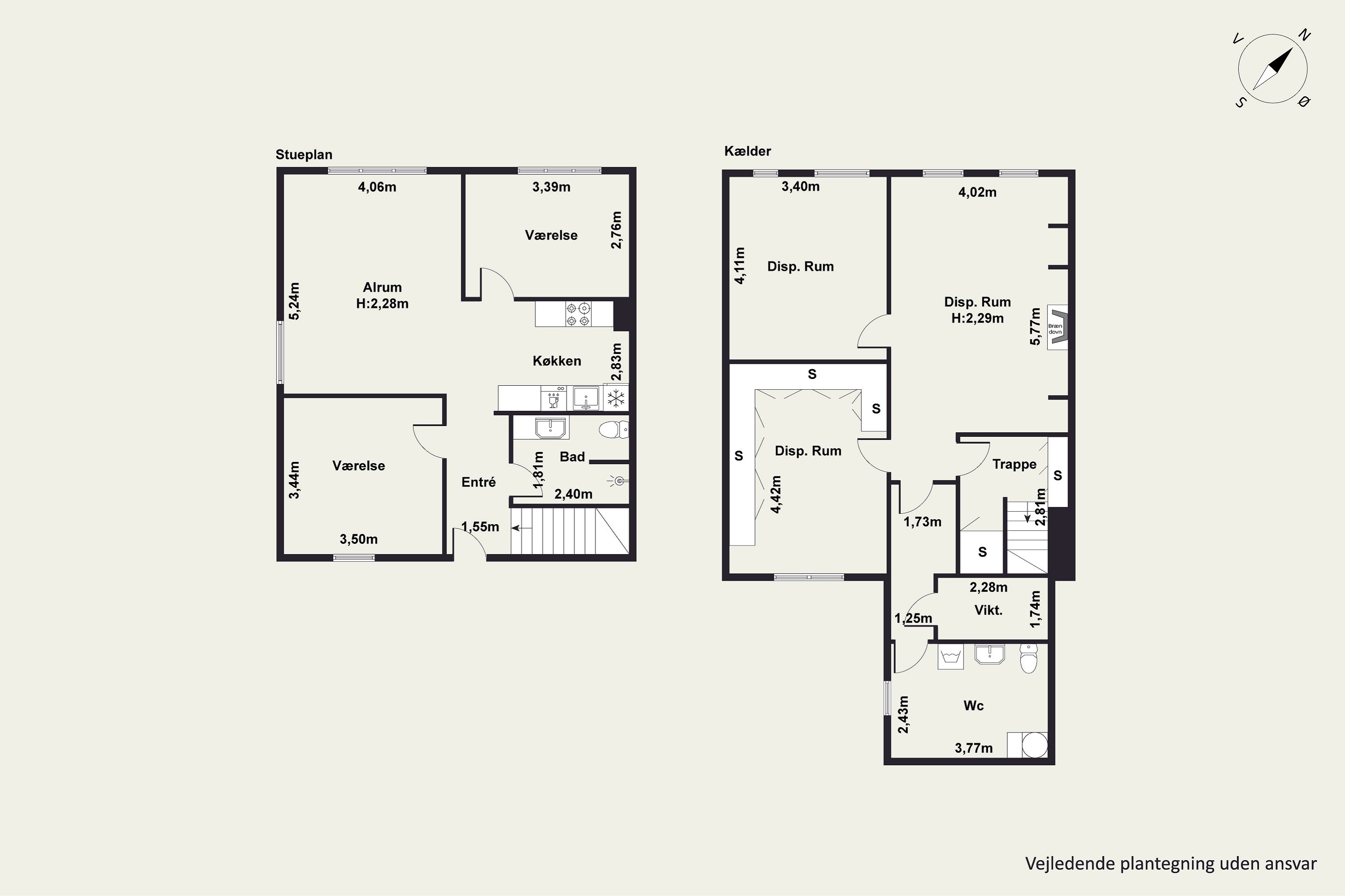 Plantegninger billede af Mejlgade 68, st., 8000 Aarhus C