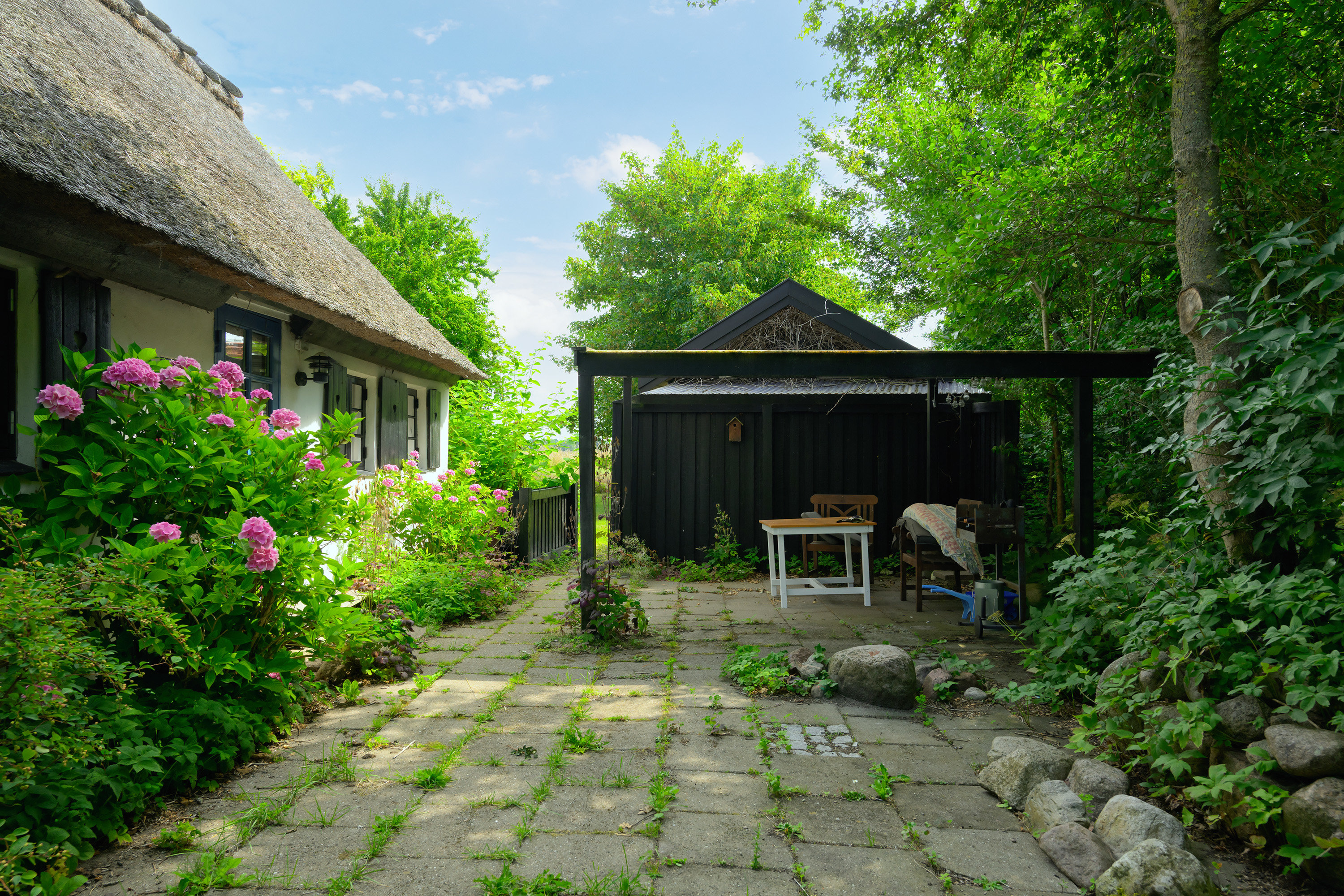 Fremhævet overdækket terrasse billede i fuldskærmstilstand. Billede af Sullerupvej 29, Sullerup, 4850 Stubbekøbing