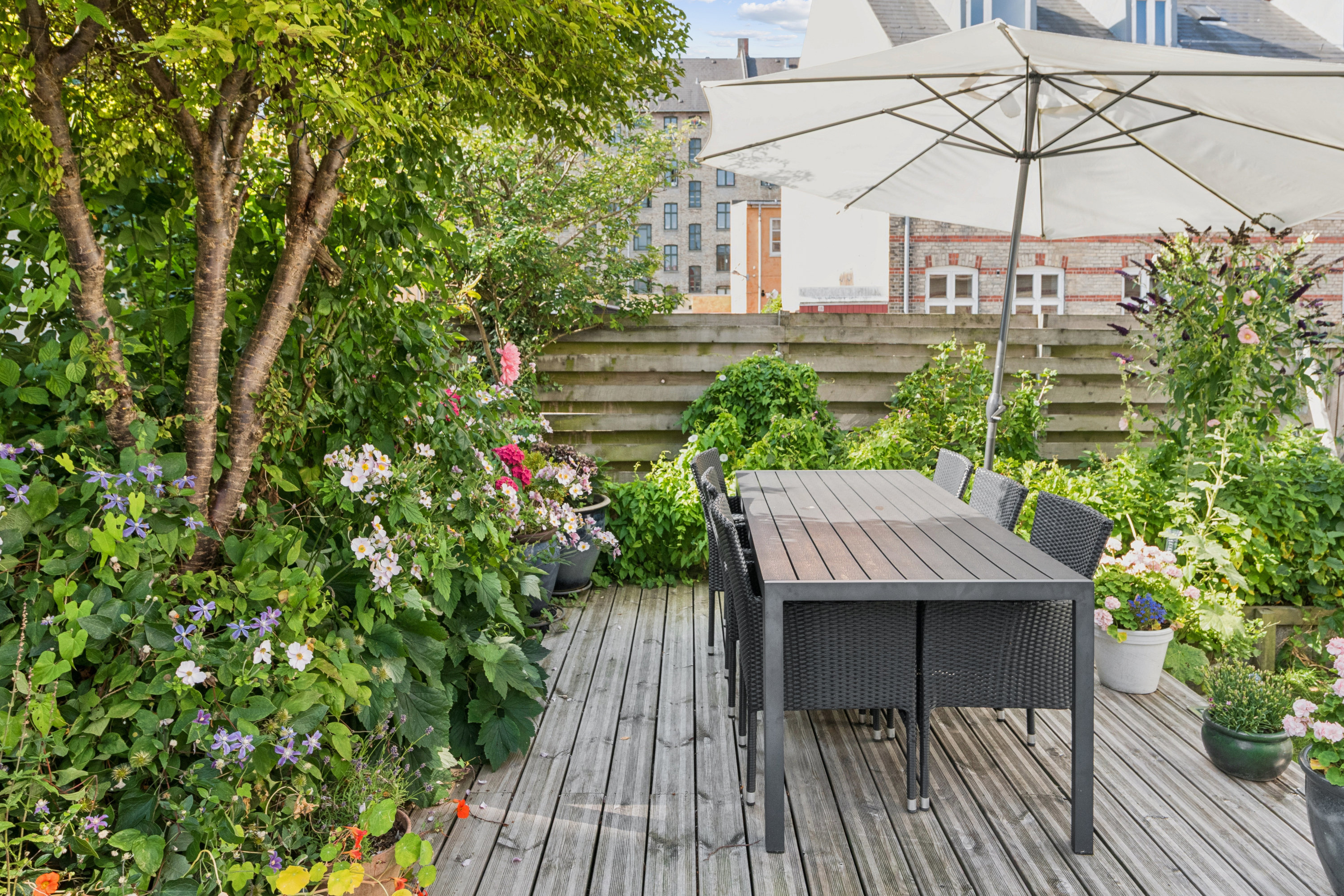 Fremhævet terrasse billede i fuldskærmstilstand. Billede af Valhøjvej 13, st. th., 2500 Valby