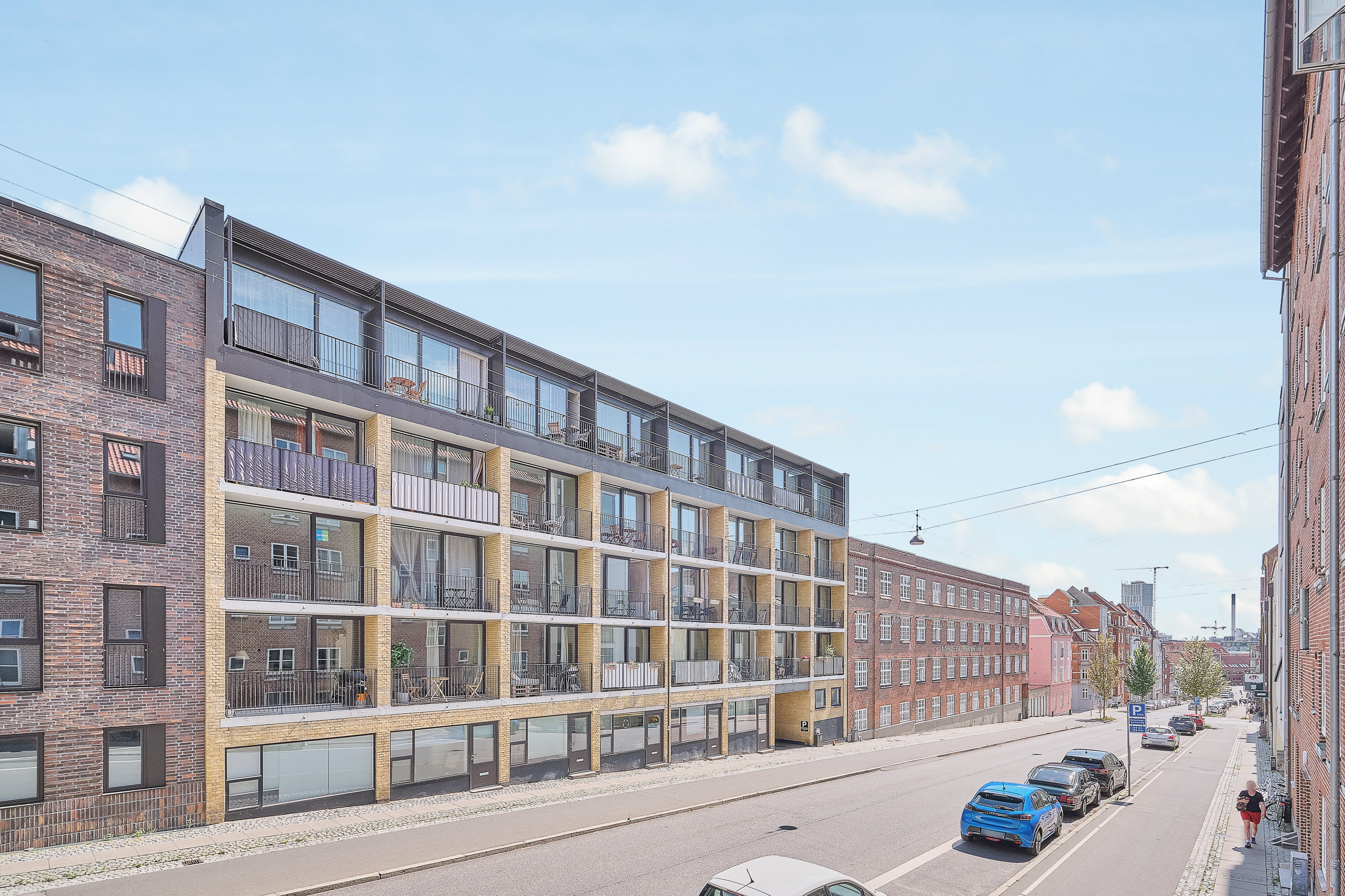 Fremhævet facade billede i fuldskærmstilstand. Billede af Grønnegade 82, 2. 10., 8000 Aarhus C