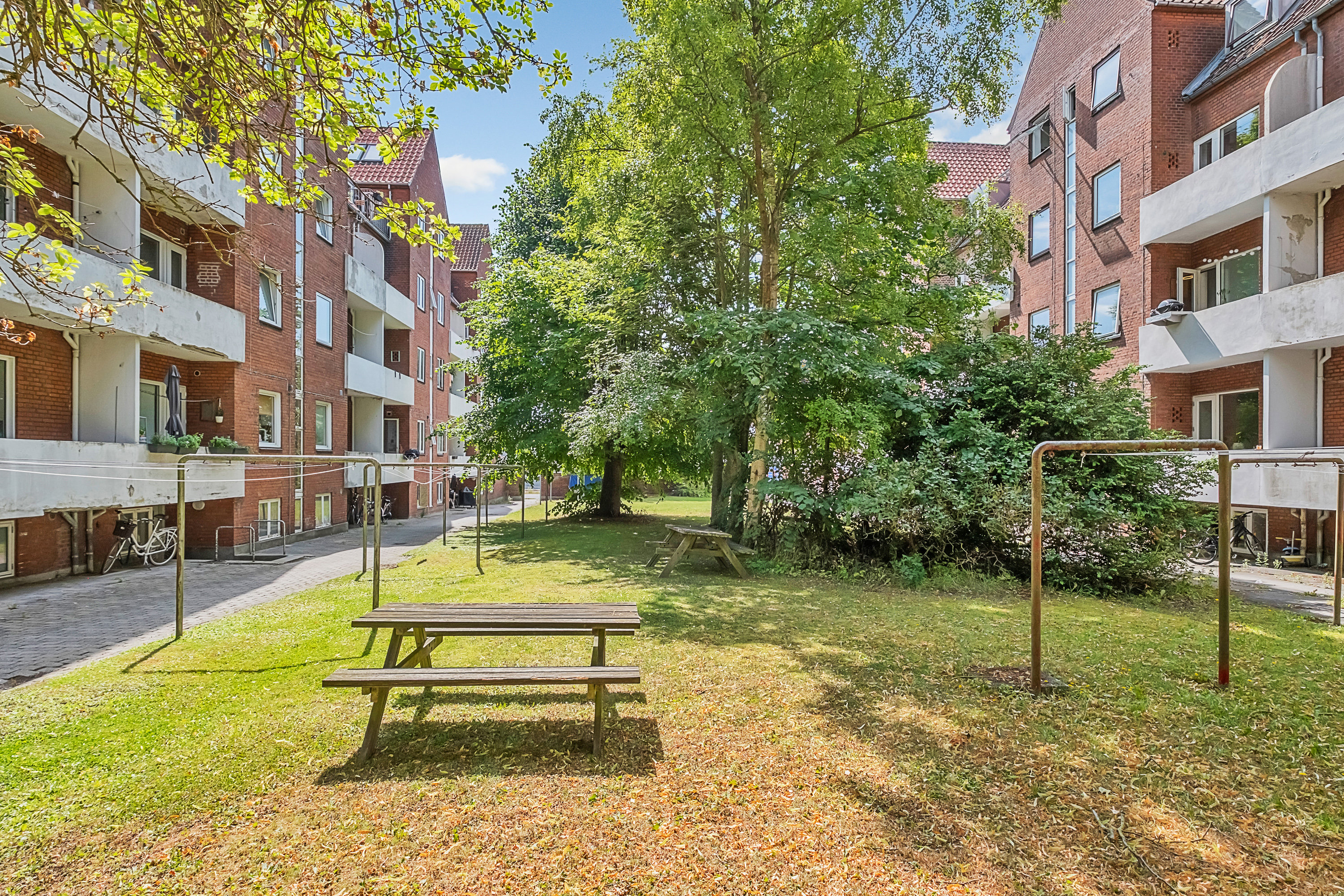 Fremhævet gårdmiljø billede i fuldskærmstilstand. Billede af Silkeborgvej 120, 2. th., 8000 Aarhus C