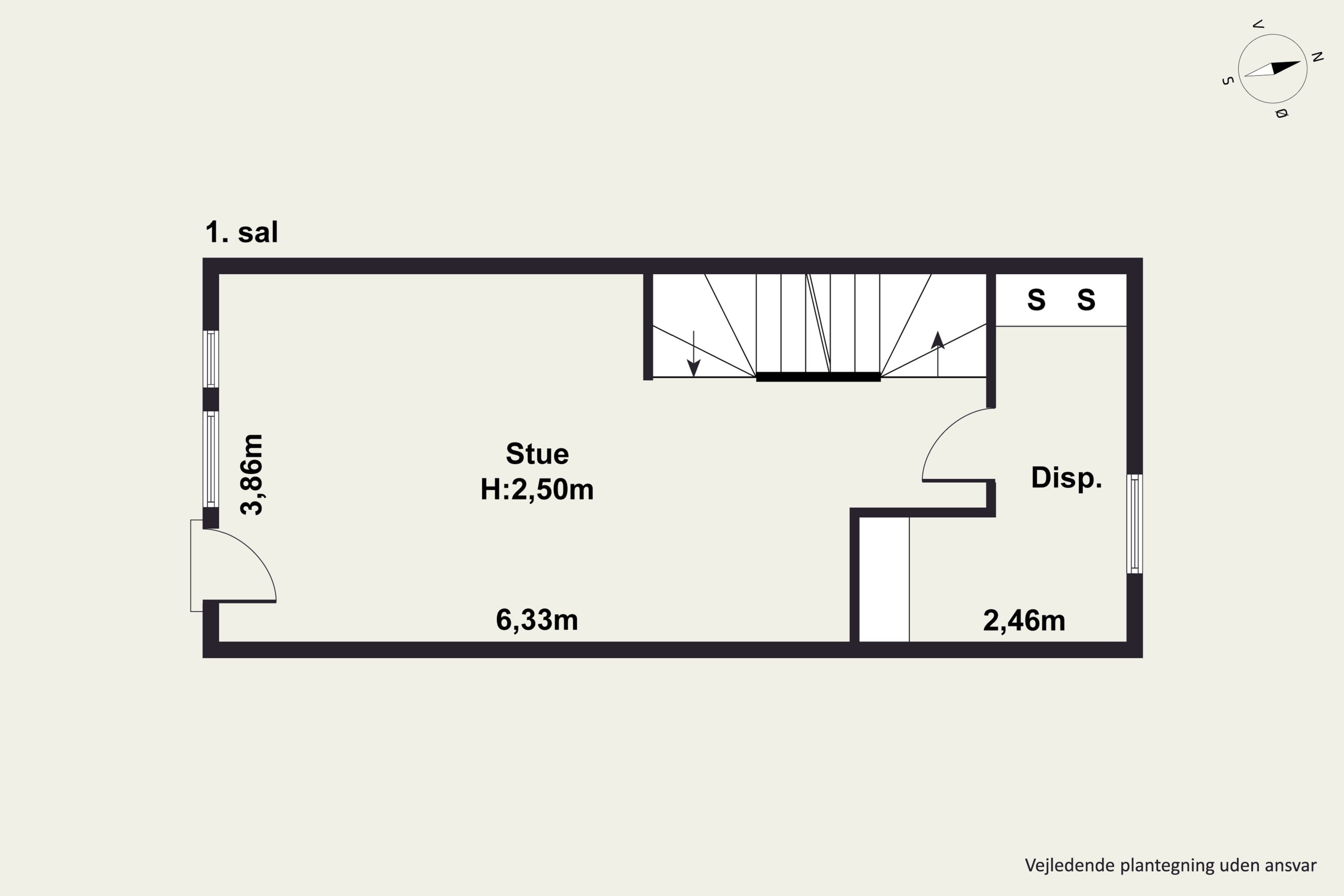 Plantegninger billede af Hannemanns Allé 12B, 2300 København S