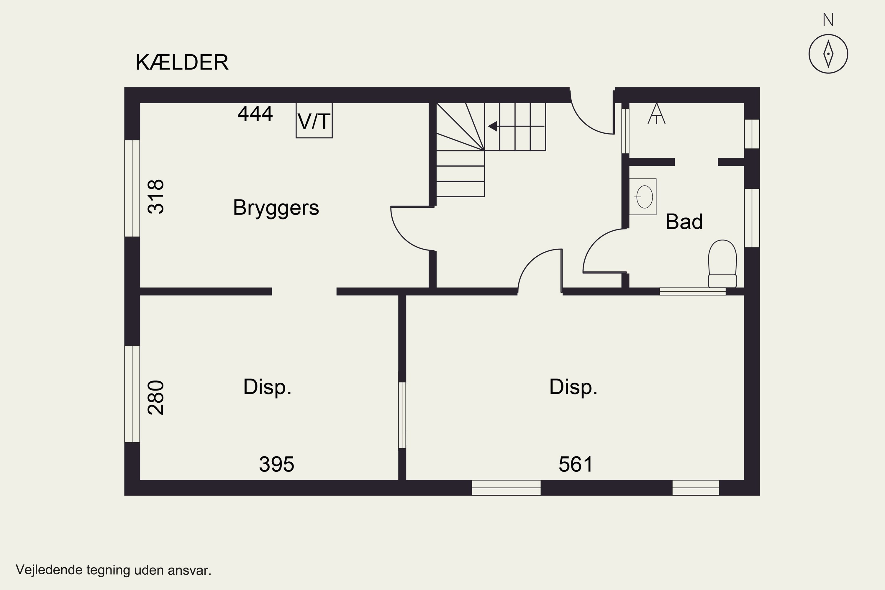 Plantegninger billede af Haslevangsvej 52, Hasle, 8210 Aarhus V