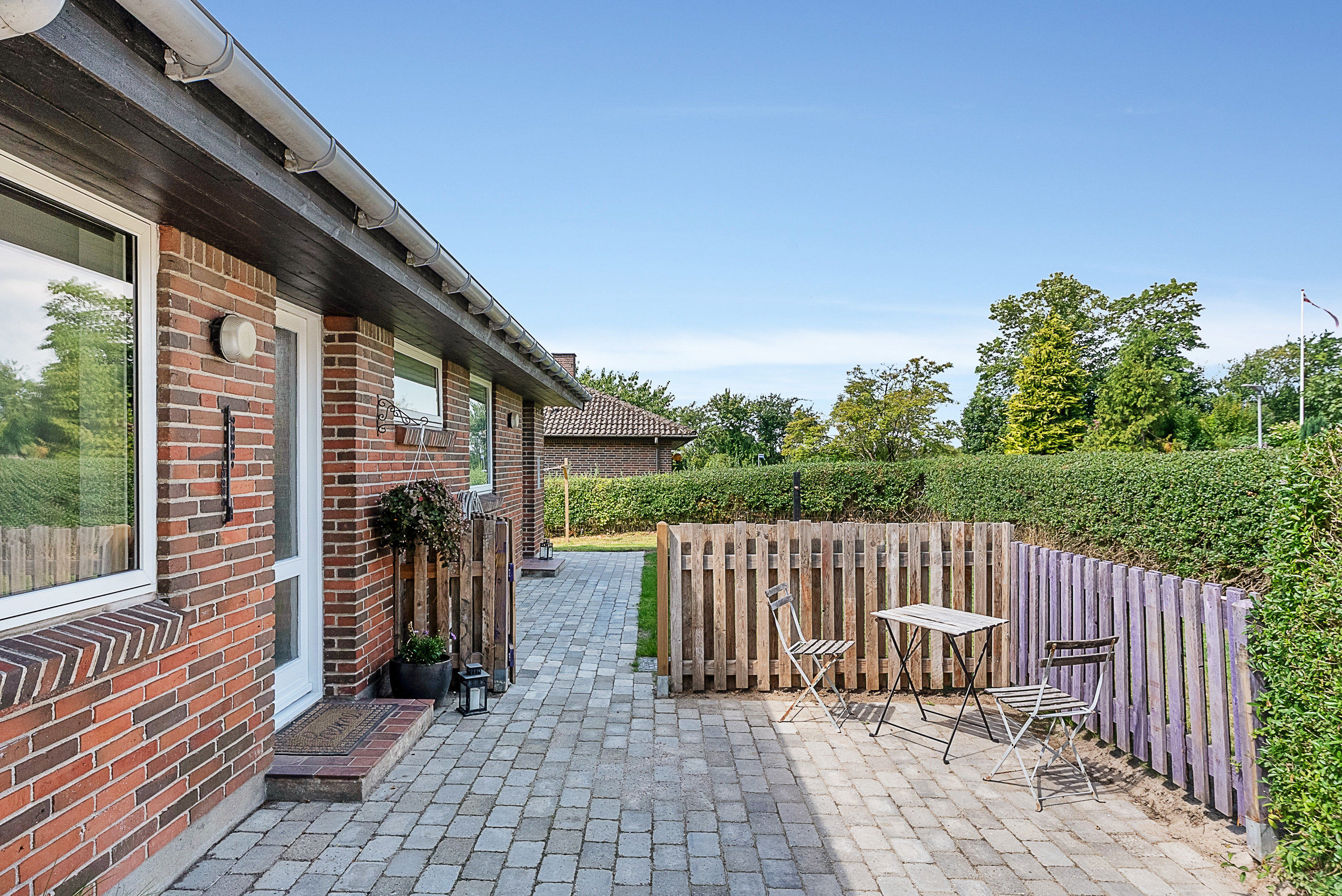Fremhævet terrasse billede i fuldskærmstilstand. Billede af Egevænget 4, Håstrup, 5600 Faaborg