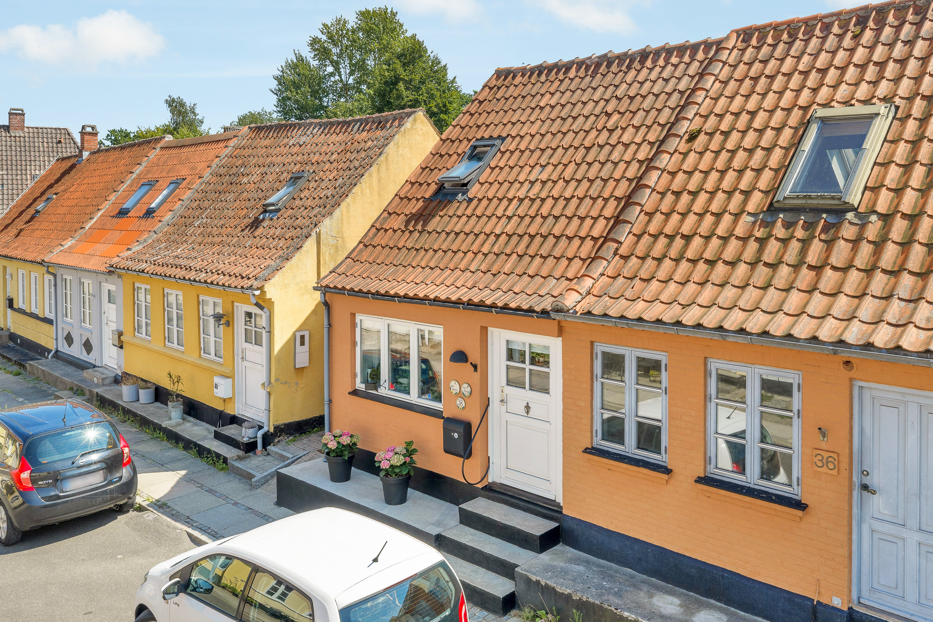 Fremhævet facade billede i fuldskærmstilstand. Billede af Kalekovej 38, 5600 Faaborg