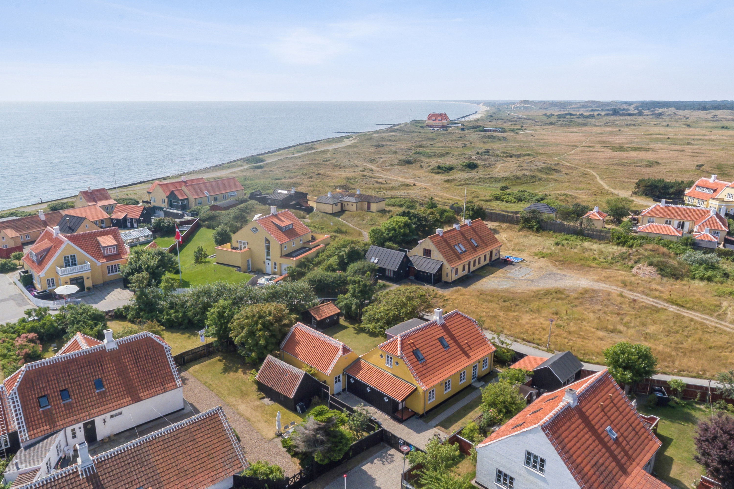Fremhævet luftfoto billede i fuldskærmstilstand. Billede af Lodsvej 4, Vesterby, 9990 Skagen