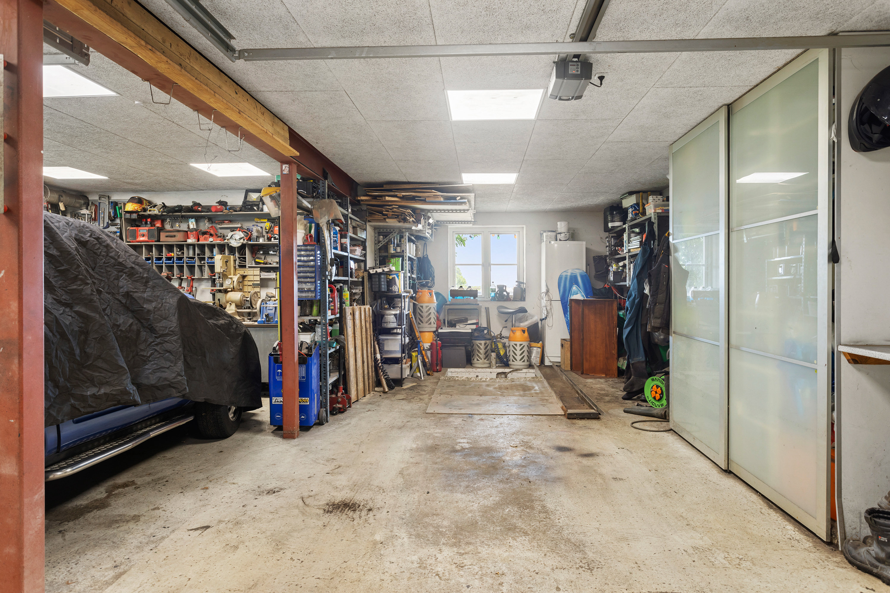 Fremhævet garage billede i fuldskærmstilstand. Billede af Skræmvej 172, Skræm, 9690 Fjerritslev